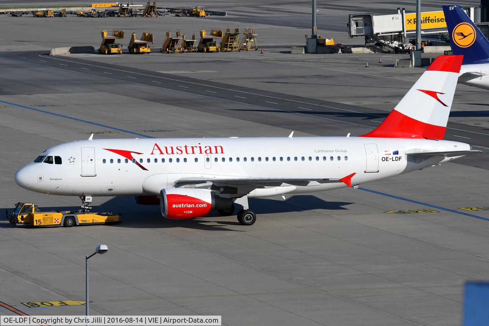 OE-LDF, 2005 Airbus A319-112 C/N 2547, Austrian AIrlines