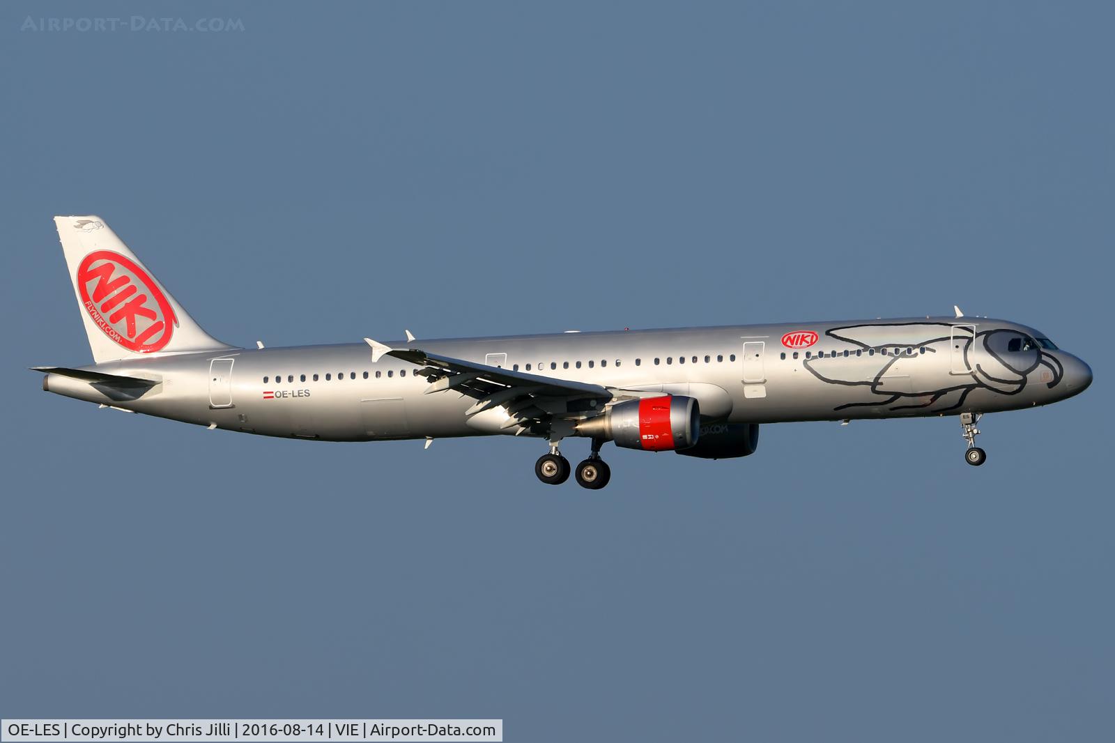 OE-LES, 2008 Airbus A321-211 C/N 3504, NIKI