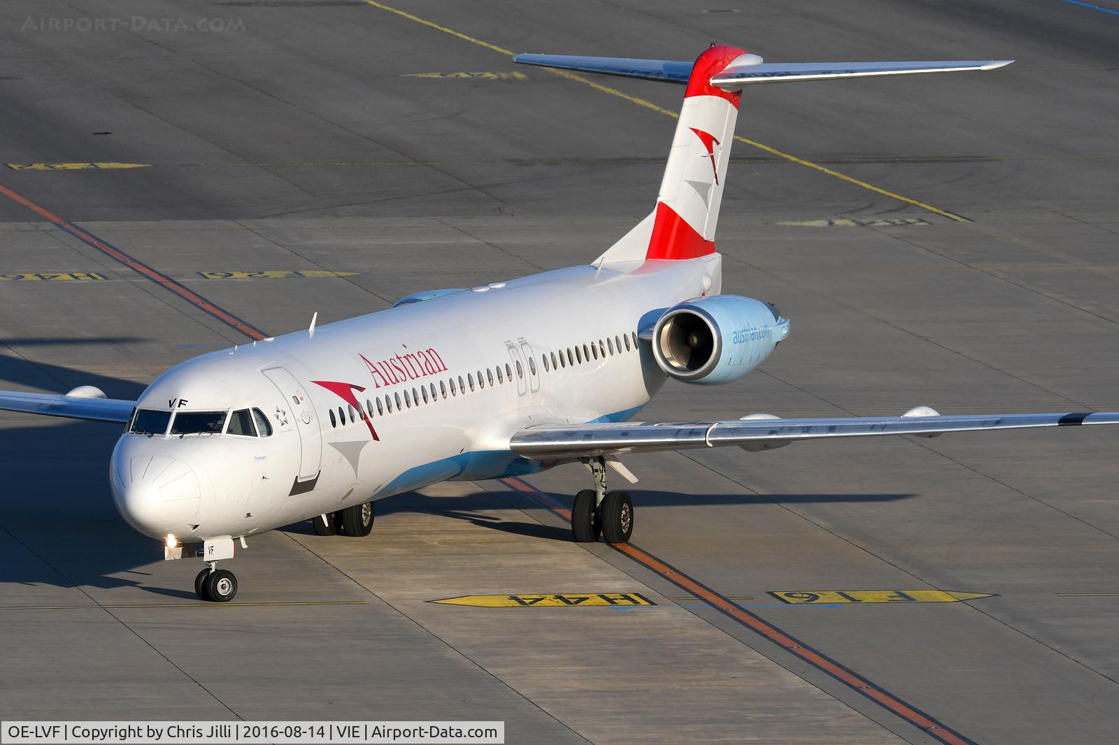 OE-LVF, 1993 Fokker 100 (F-28-0100) C/N 11483, Austrian