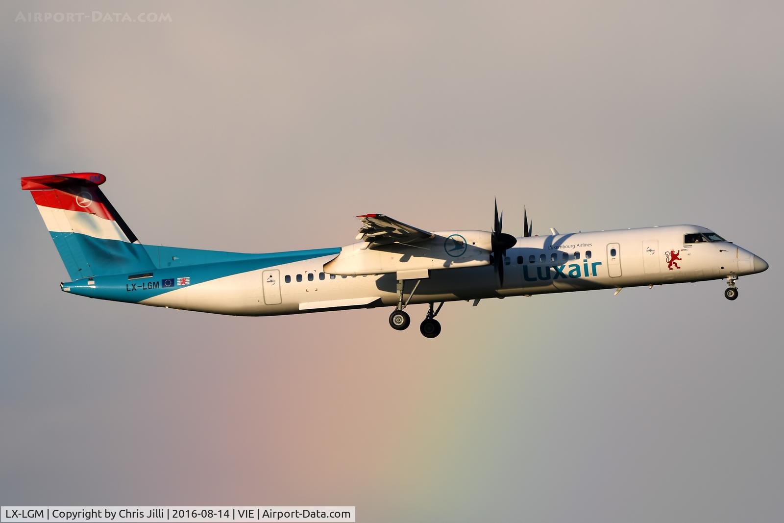 LX-LGM, 2012 De Havilland Canada DHC-8-402Q Dash 8 C/N 4425, Luxair