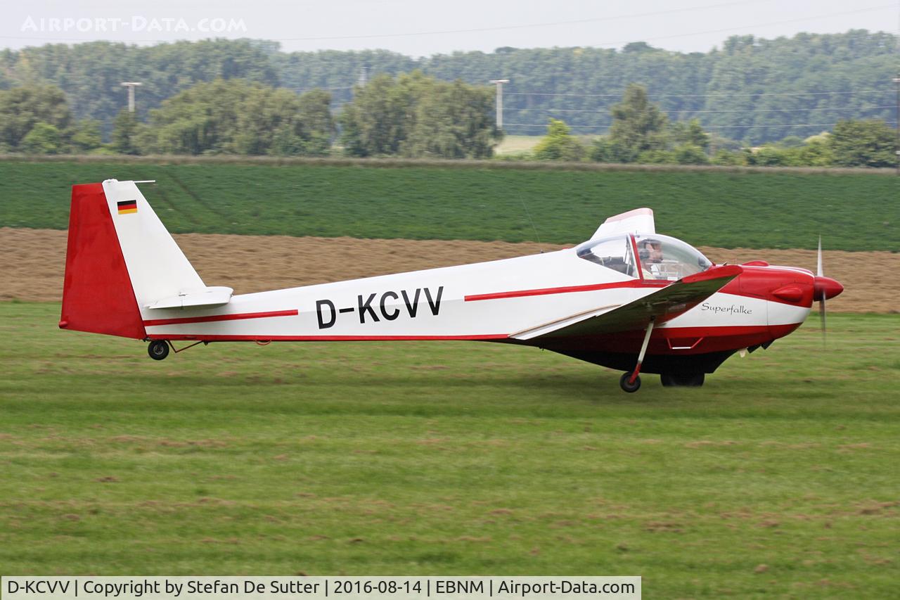 D-KCVV, 1976 Scheibe SF-25E Super Falke C/N 4324, First picture.