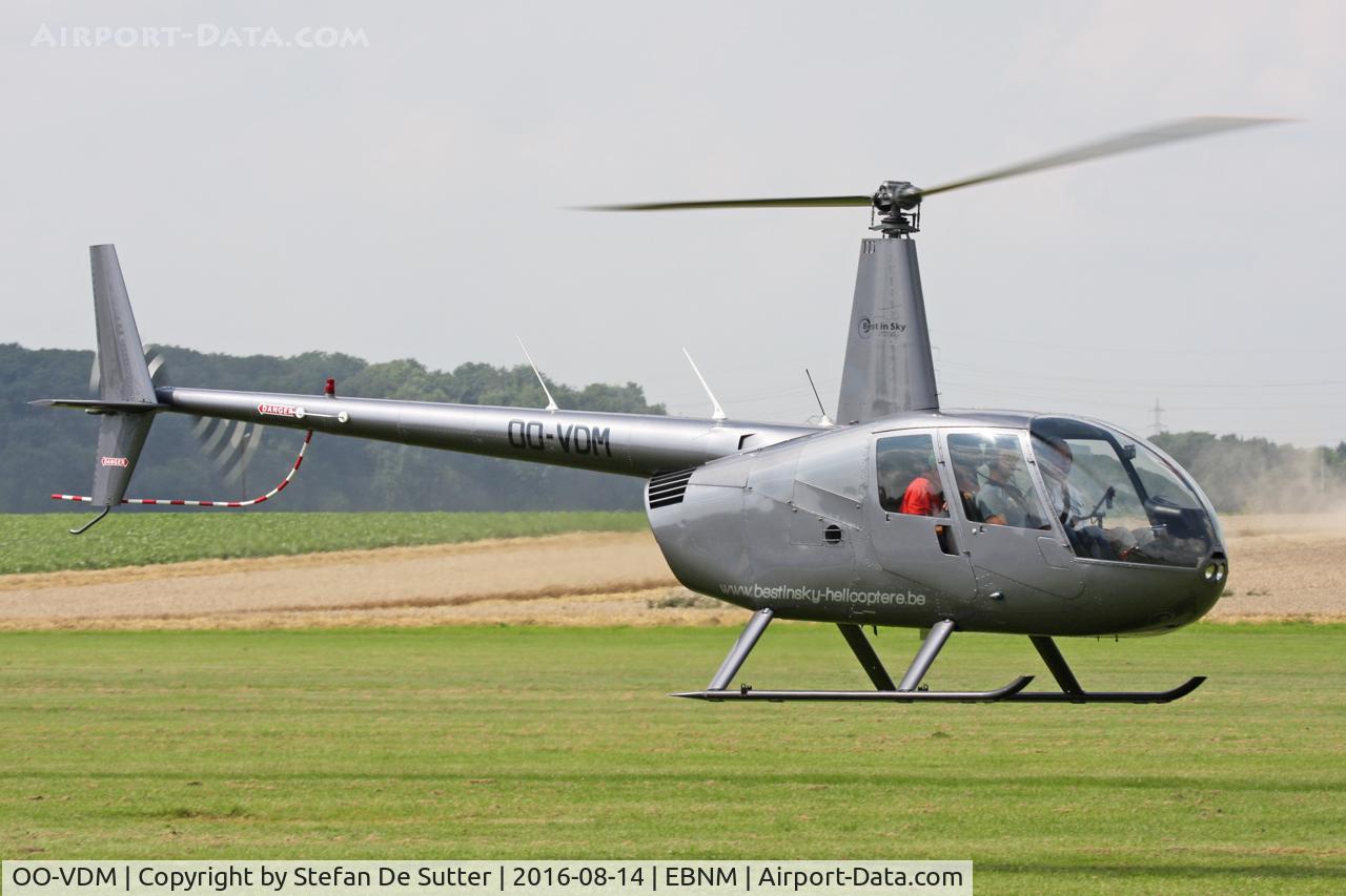 OO-VDM, 2007 Robinson R44 Raven II C/N 12063, @ EBNM.