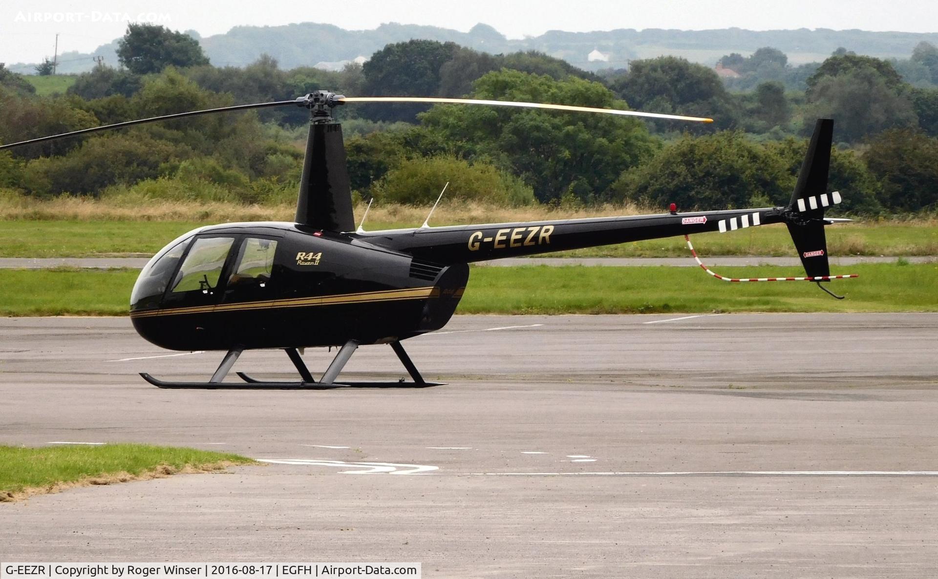 G-EEZR, 2006 Robinson R44 Raven II C/N 11391, Visiting Raven II helicopter operated by Geezer Aviation.