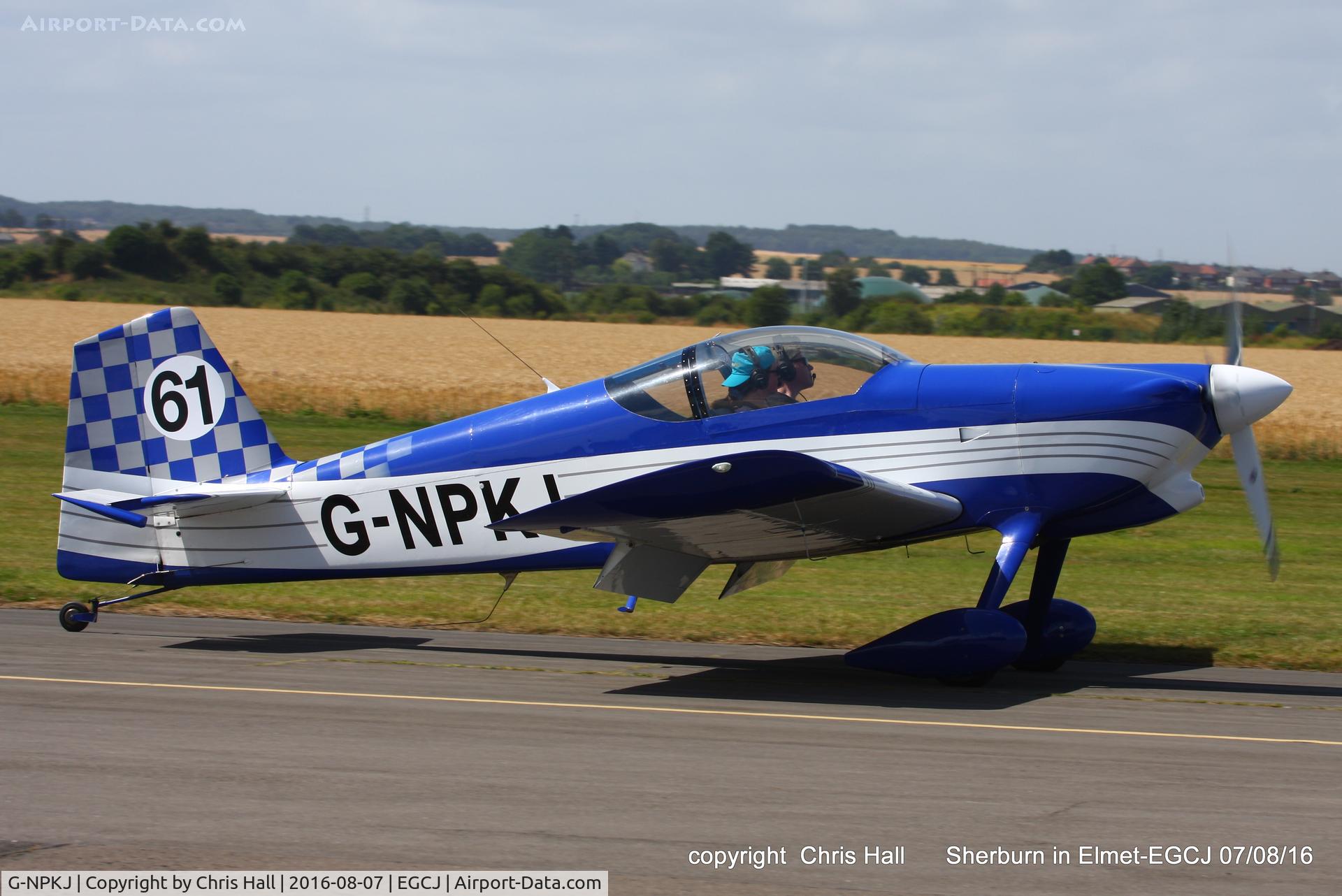 G-NPKJ, 1998 Vans RV-6 C/N PFA 181-13138, at the Royal Aero Club (RRRA) Air Race, Sherburn in Elmet