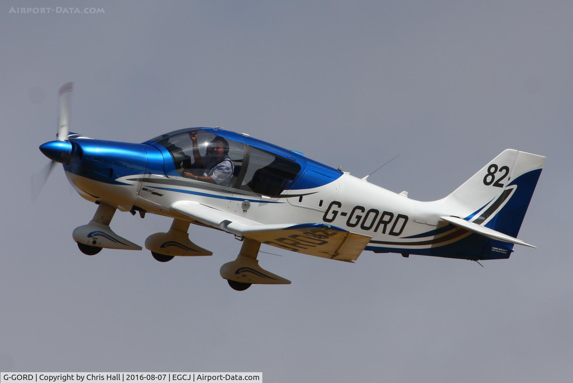 G-GORD, 2014 Robin DR-400-140B Major Major C/N 2669, at the Royal Aero Club (RRRA) Air Race, Sherburn in Elmet