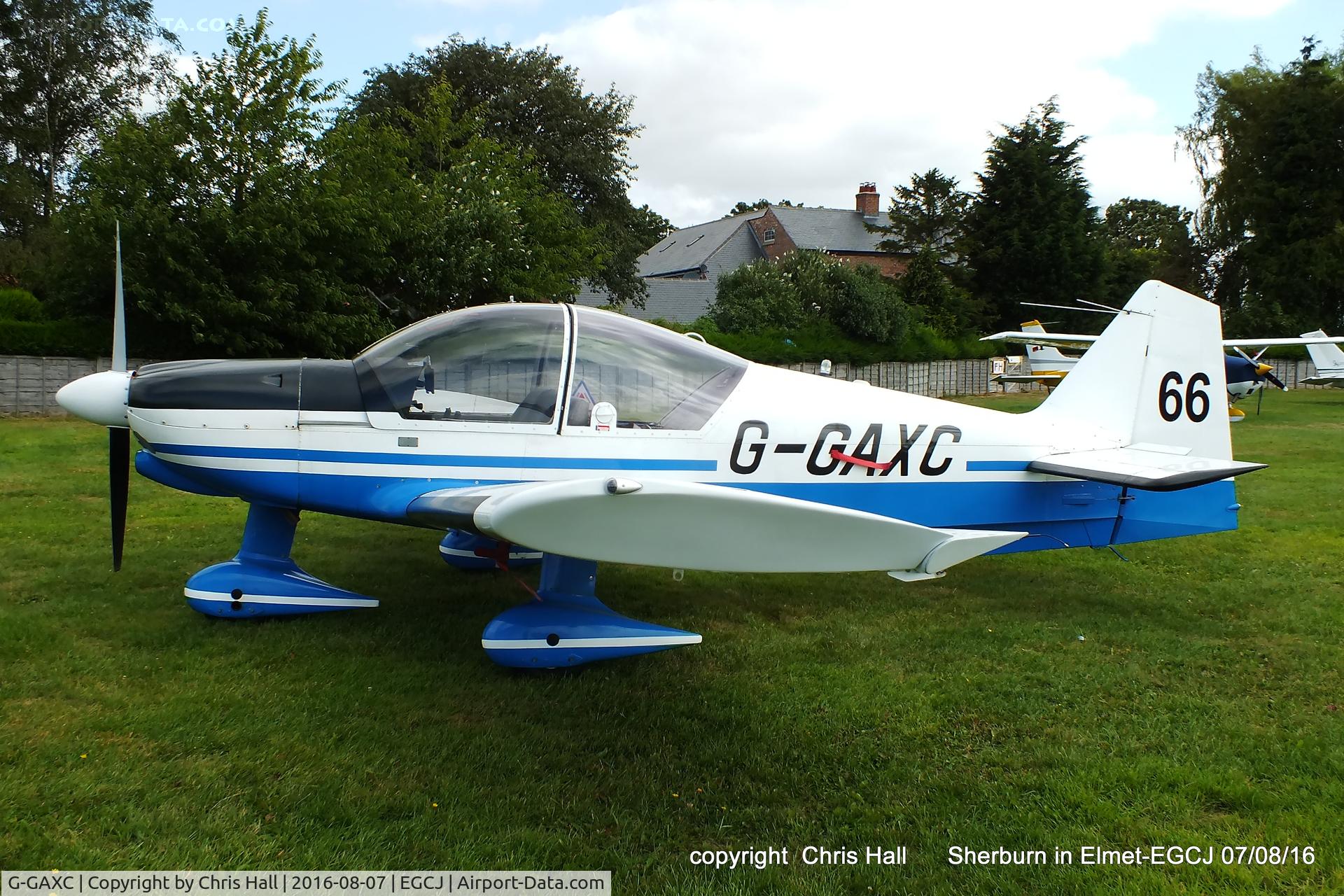G-GAXC, 1978 Robin R-2160 Alpha Sport C/N 144, at the Royal Aero Club (RRRA) Air Race, Sherburn in Elmet