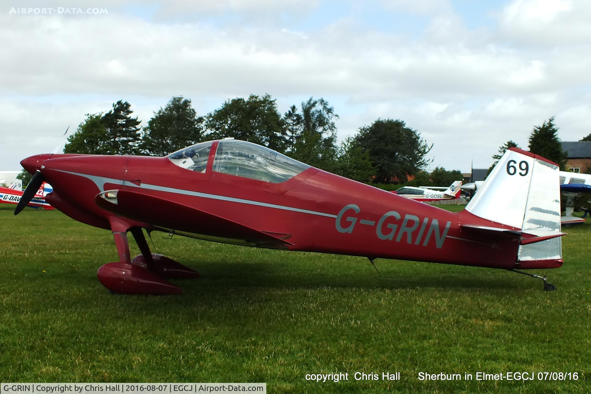 G-GRIN, 1999 Vans RV-6 C/N PFA 181-12409, at the Royal Aero Club (RRRA) Air Race, Sherburn in Elmet