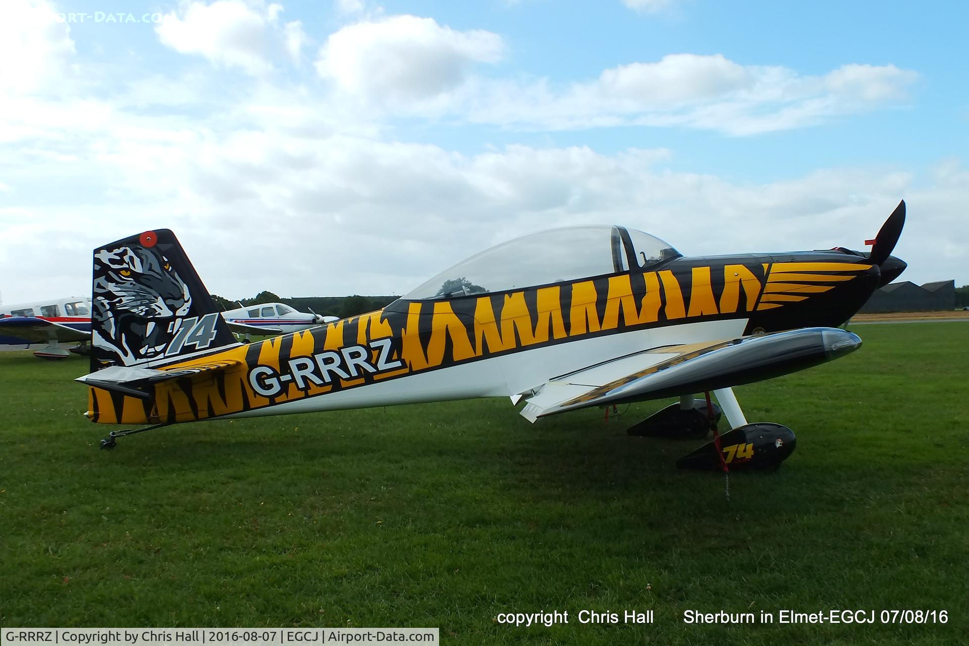 G-RRRZ, 2013 Vans RV-8 C/N PFA 305-15107, at the Royal Aero Club (RRRA) Air Race, Sherburn in Elmet