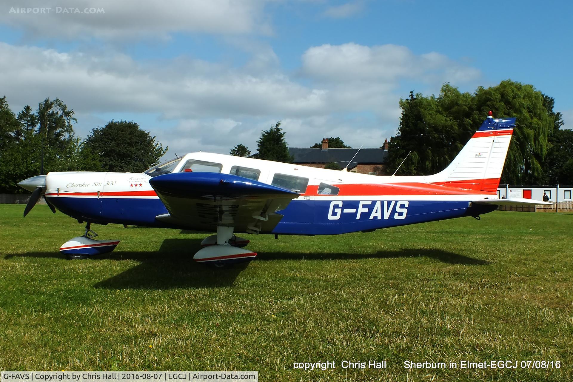 G-FAVS, 1975 Piper PA-32-300 Cherokee Six Cherokee Six C/N 32-7540091, at Sherburn in Elmet