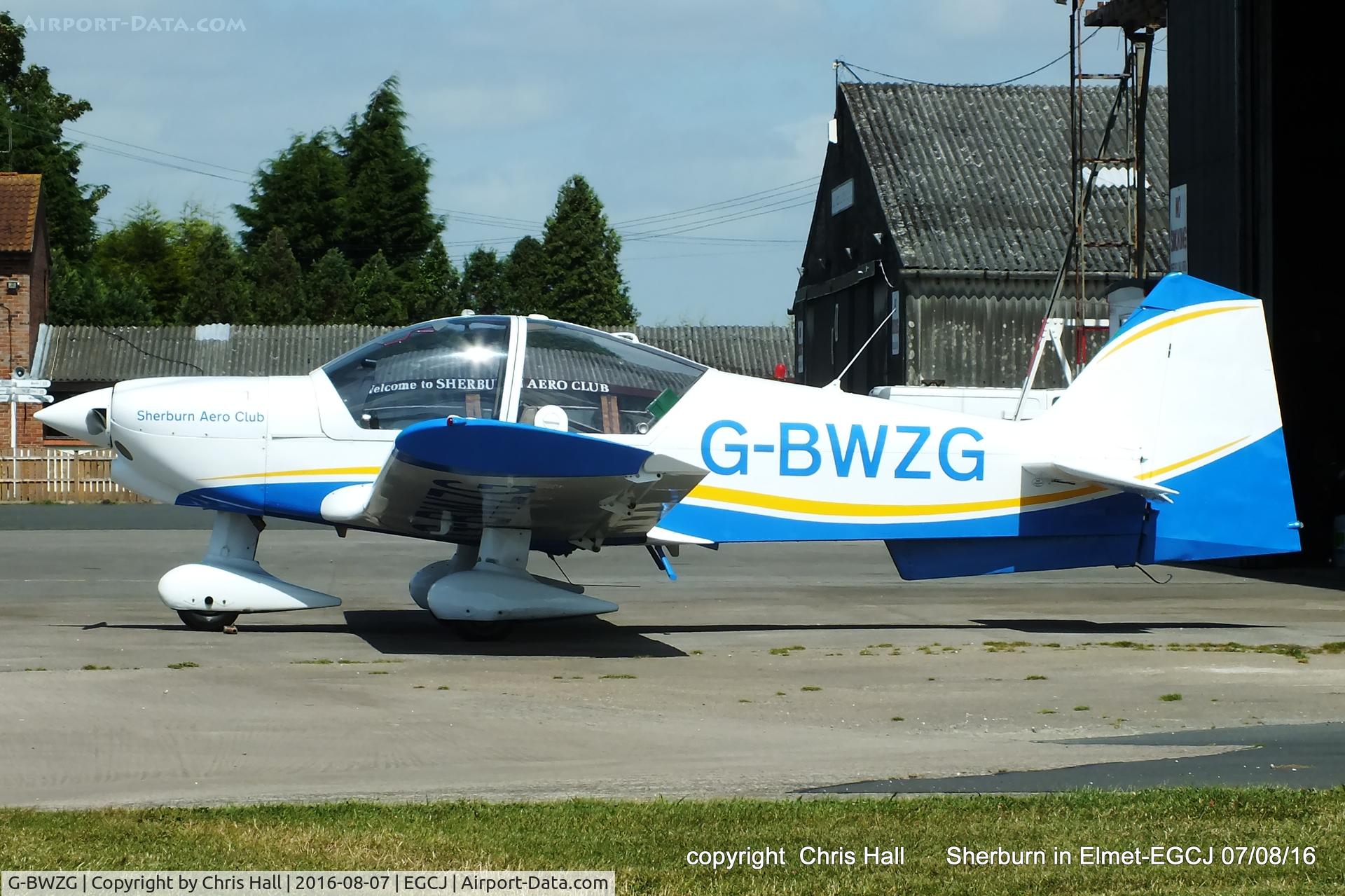 G-BWZG, 1997 Robin R-2160 Alpha Sport C/N 311, at Sherburn in Elmet
