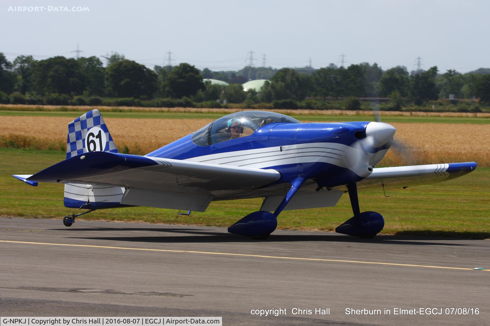 G-NPKJ, 1998 Vans RV-6 C/N PFA 181-13138, at the Royal Aero Club (RRRA) Air Race, Sherburn in Elmet