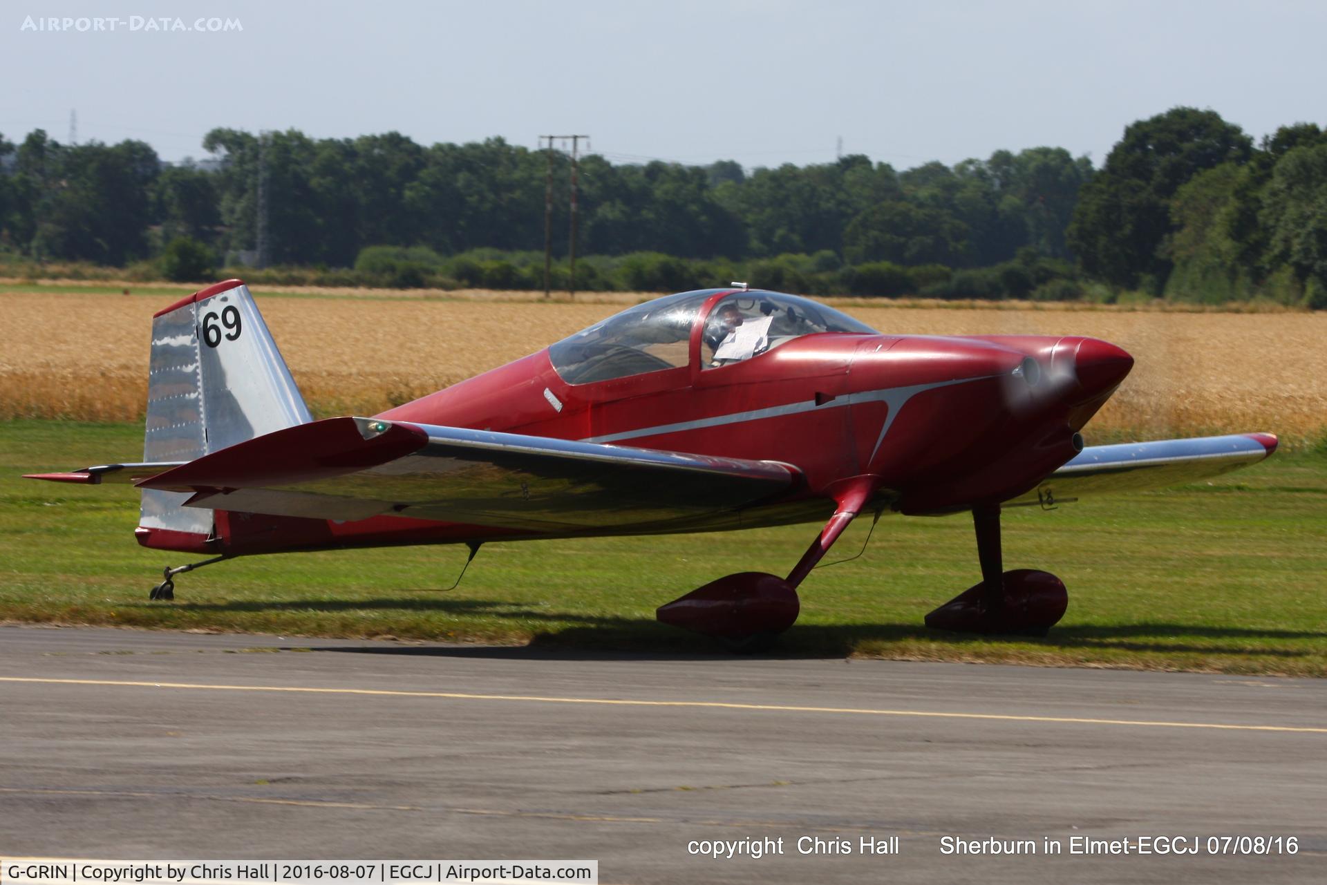 G-GRIN, 1999 Vans RV-6 C/N PFA 181-12409, at the Royal Aero Club (RRRA) Air Race, Sherburn in Elmet