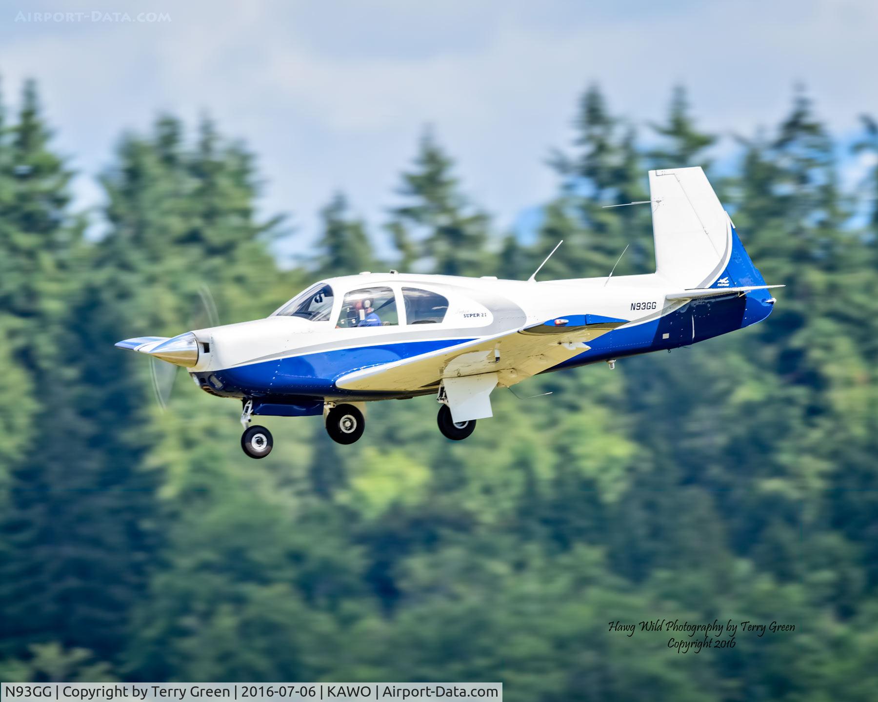 N93GG, 1964 Mooney M20E C/N 385, KAWO