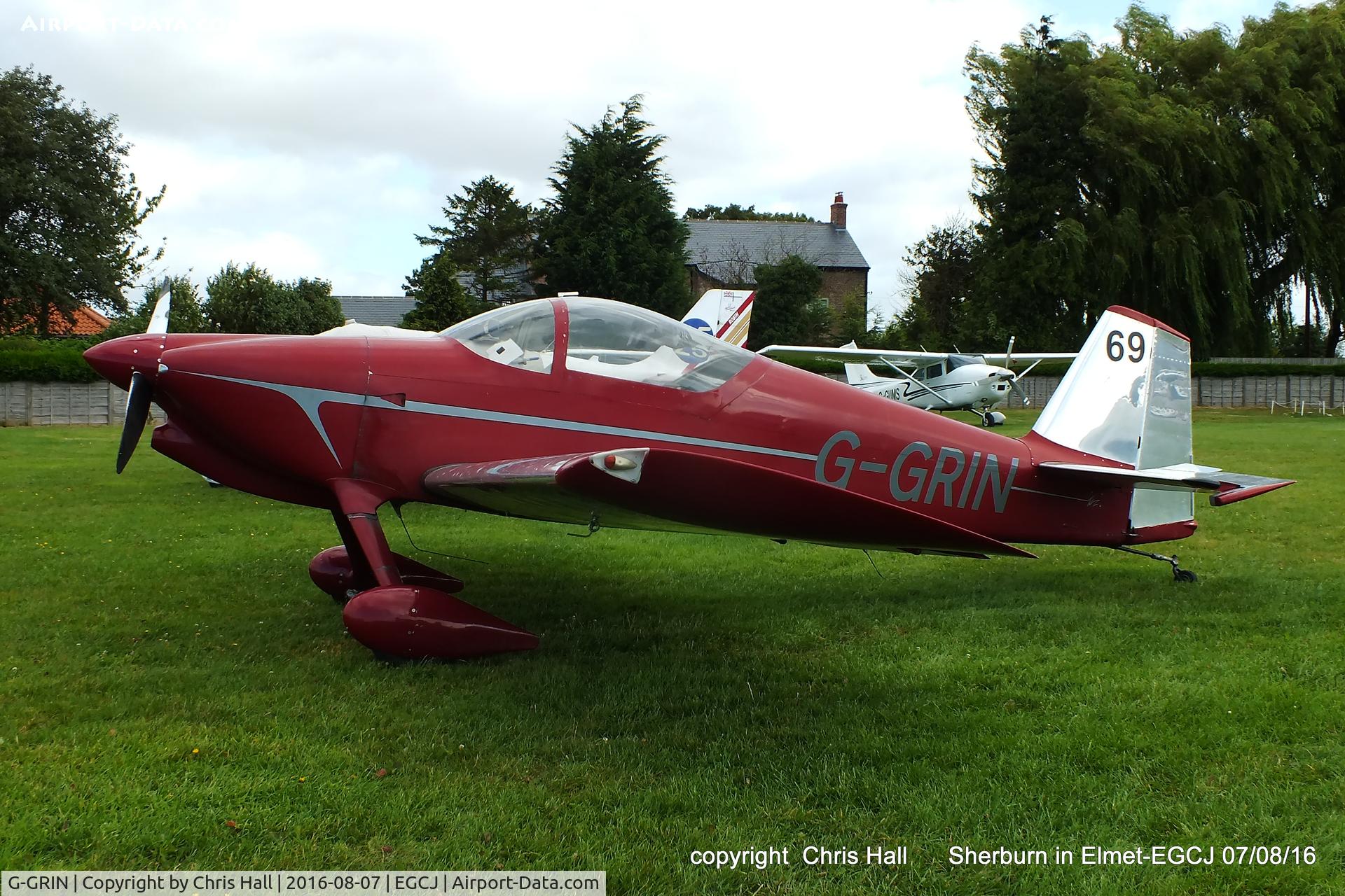 G-GRIN, 1999 Vans RV-6 C/N PFA 181-12409, at the Royal Aero Club (RRRA) Air Race, Sherburn in Elmet