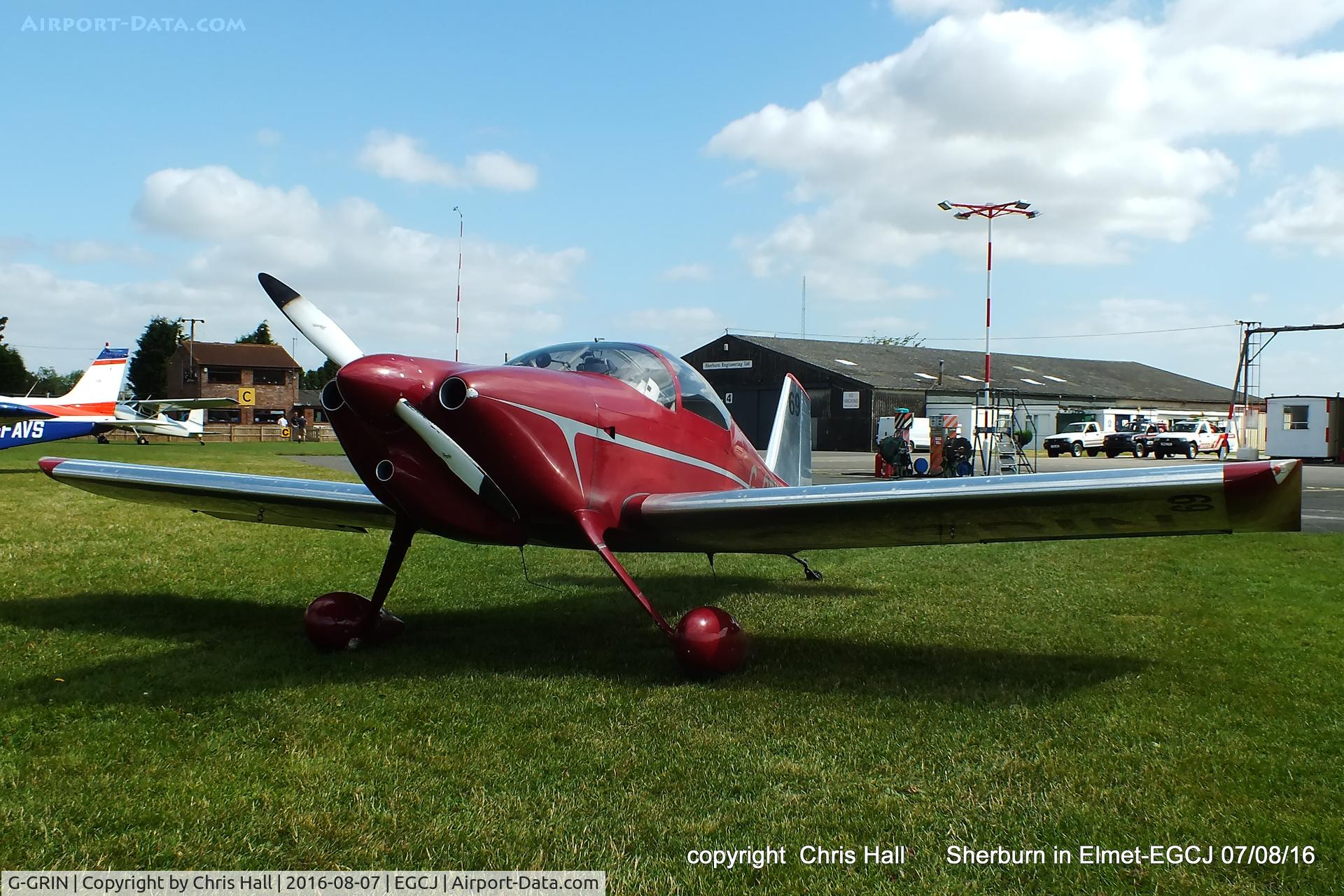G-GRIN, 1999 Vans RV-6 C/N PFA 181-12409, at the Royal Aero Club (RRRA) Air Race, Sherburn in Elmet