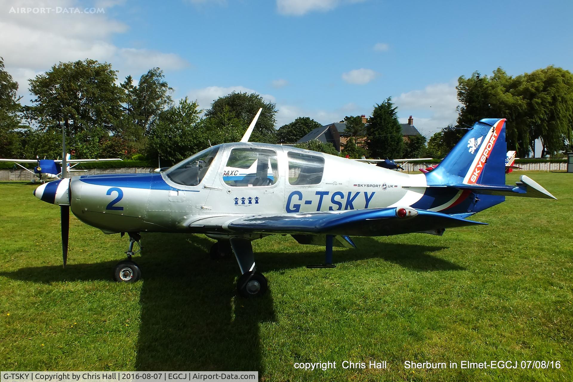 G-TSKY, 1968 Beagle B-121 Pup Series 2 (Pup 150) C/N B121-010, at the Royal Aero Club (RRRA) Air Race, Sherburn in Elmet