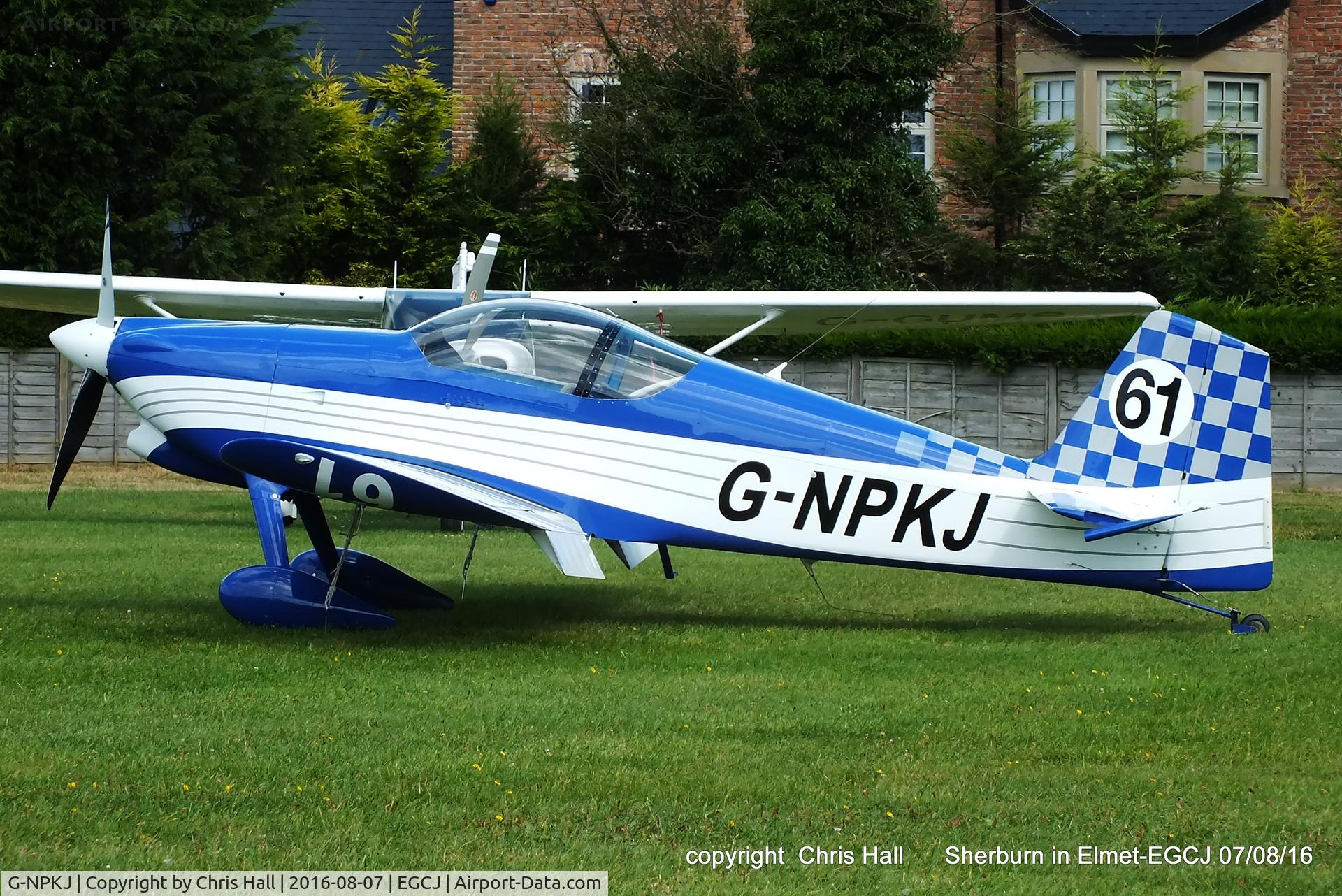 G-NPKJ, 1998 Vans RV-6 C/N PFA 181-13138, at the Royal Aero Club (RRRA) Air Race, Sherburn in Elmet