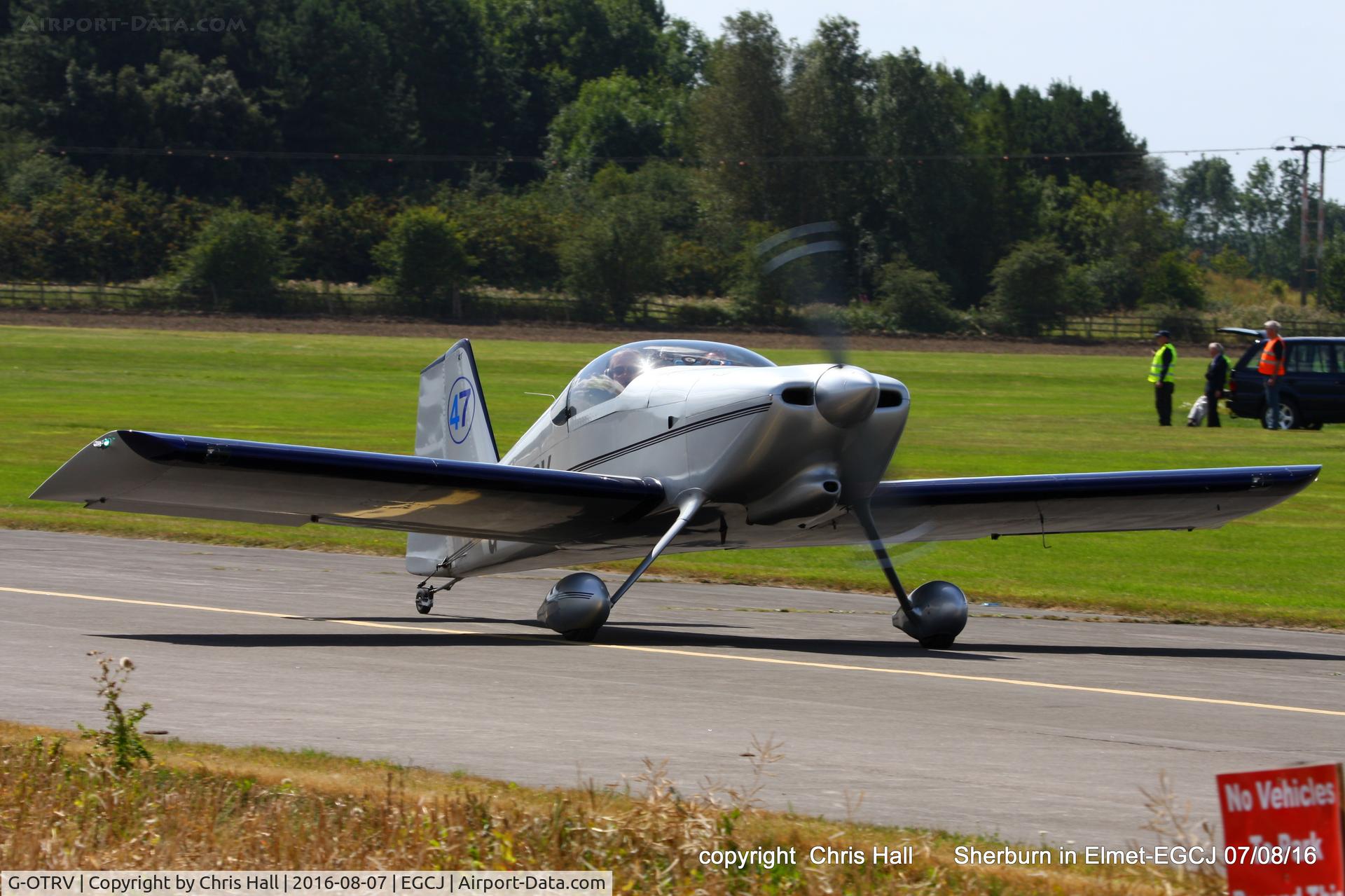 G-OTRV, 1999 Vans RV-6 C/N PFA 181-13302, at the Royal Aero Club (RRRA) Air Race, Sherburn in Elmet