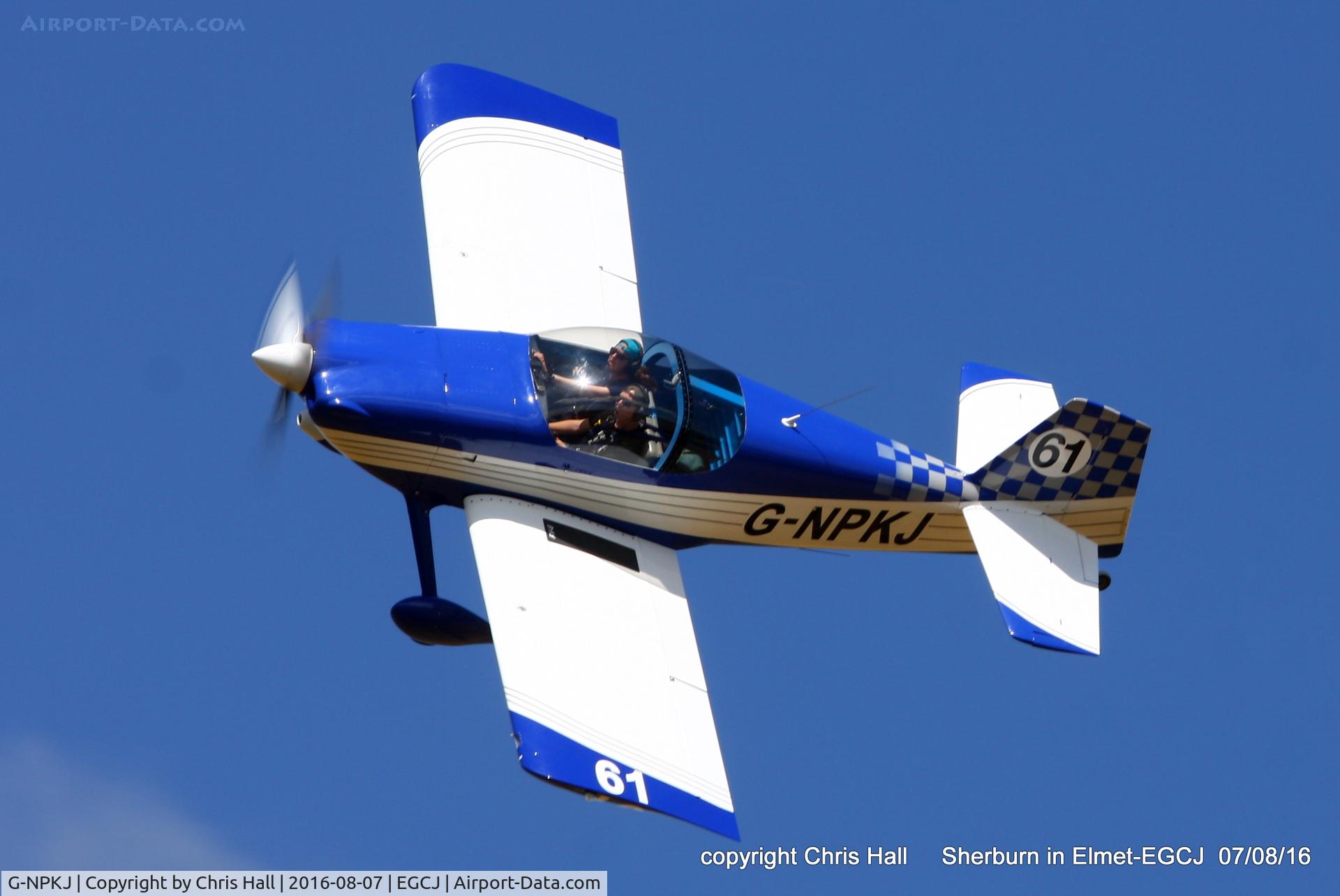 G-NPKJ, 1998 Vans RV-6 C/N PFA 181-13138, at the Royal Aero Club (RRRA) Air Race, Sherburn in Elmet