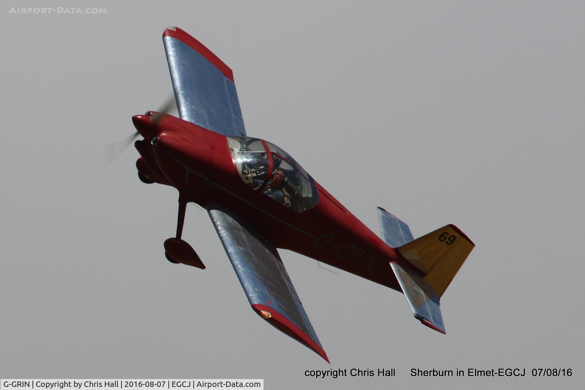 G-GRIN, 1999 Vans RV-6 C/N PFA 181-12409, at the Royal Aero Club (RRRA) Air Race, Sherburn in Elmet