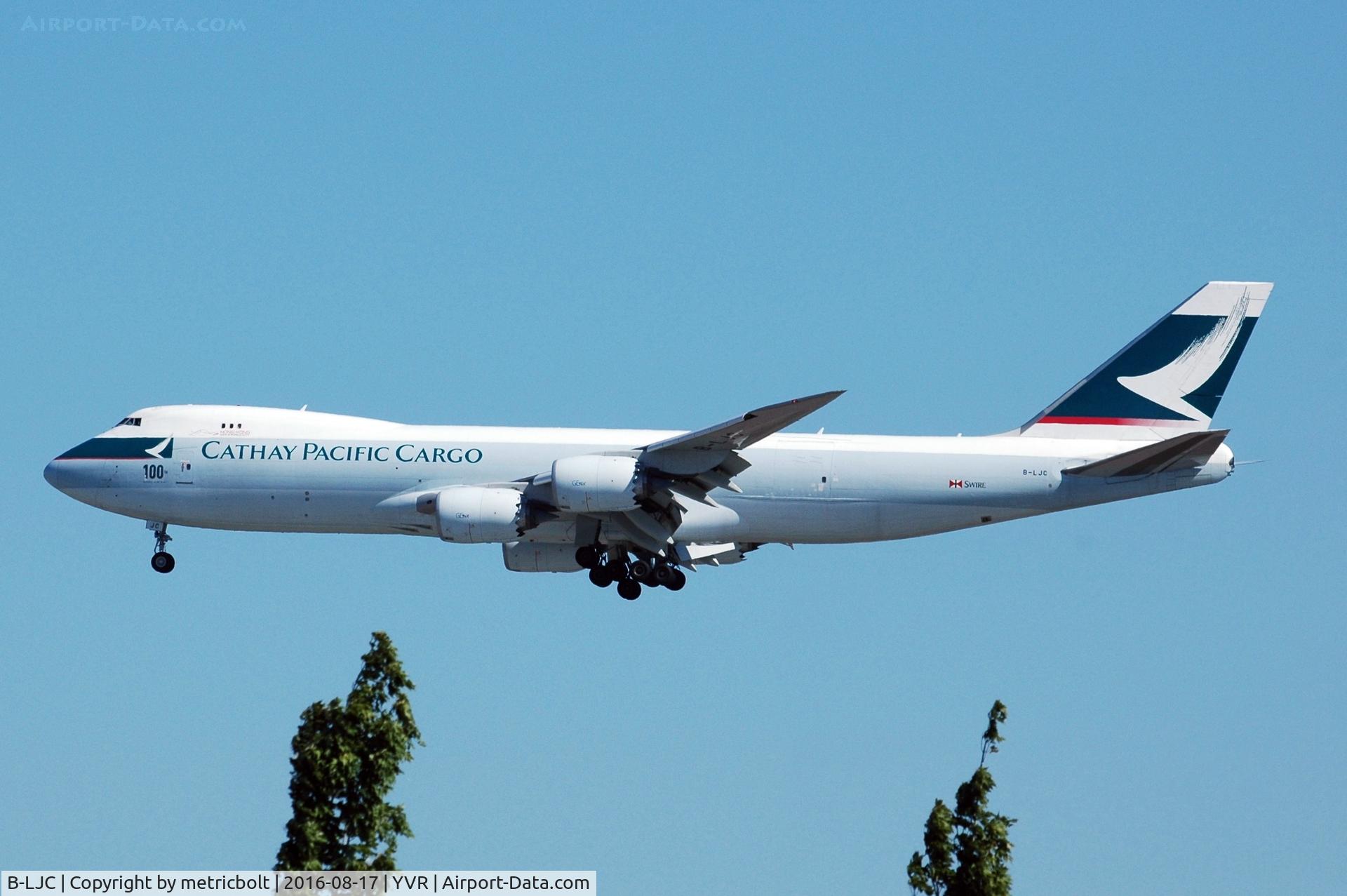 B-LJC, 2011 Boeing 747-867F/SCD C/N 39240, CX2091 from ATL