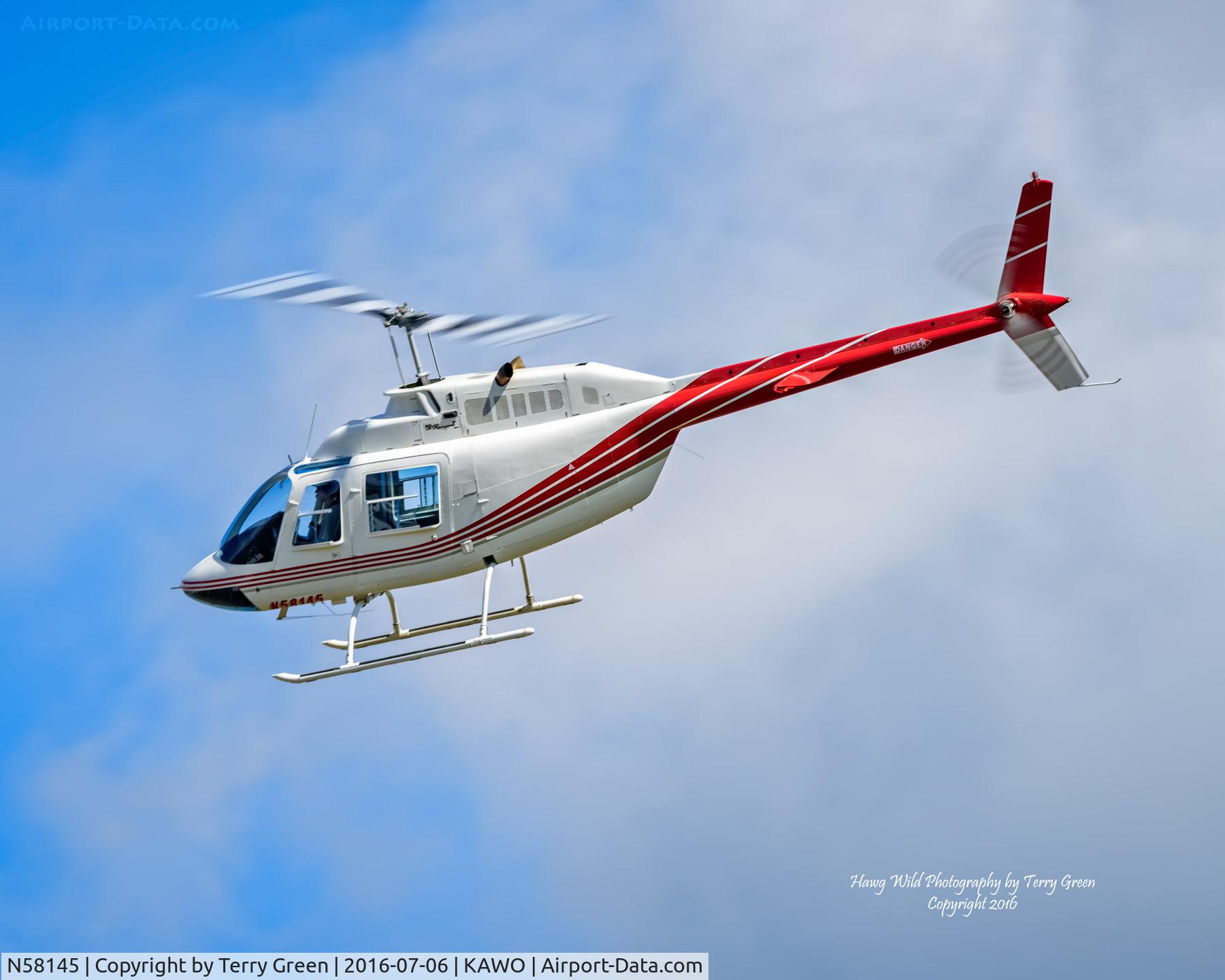N58145, 1973 Bell 206B C/N 1170, KAWO