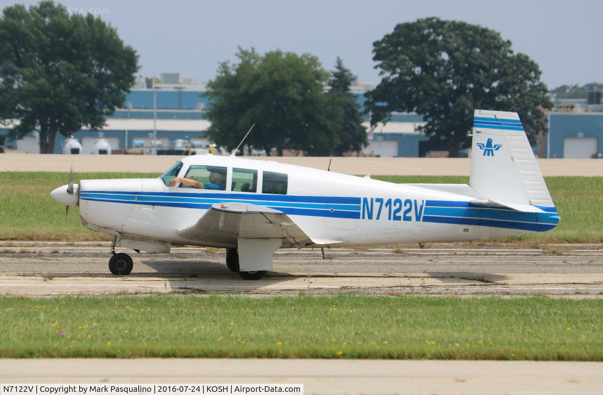 N7122V, 1974 Mooney M20F Executive C/N 22-0051, Mooney M20F
