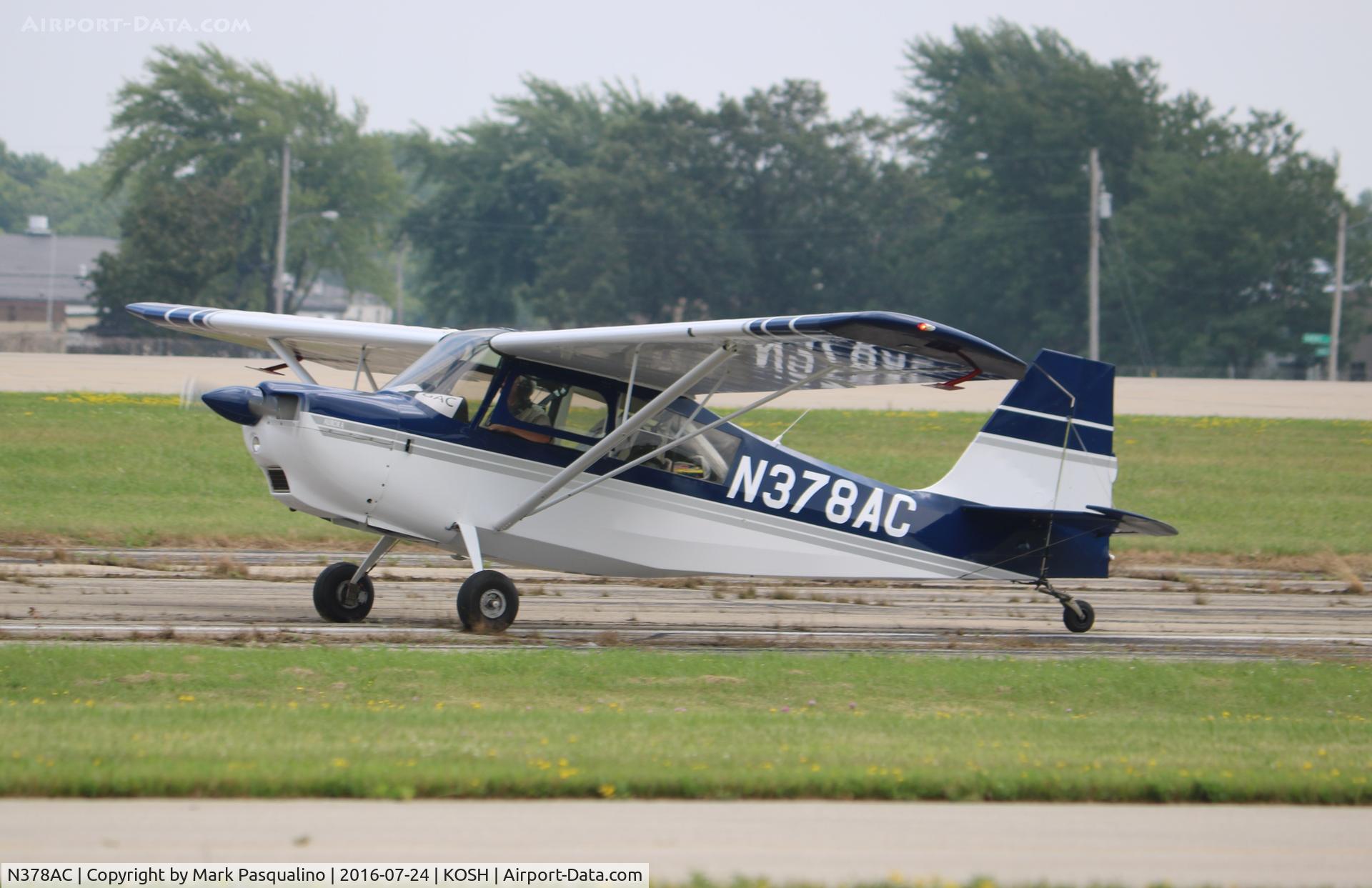 N378AC, 1999 American Champion 7ECA Citabria C/N 1378-99, American Champion 7ECA