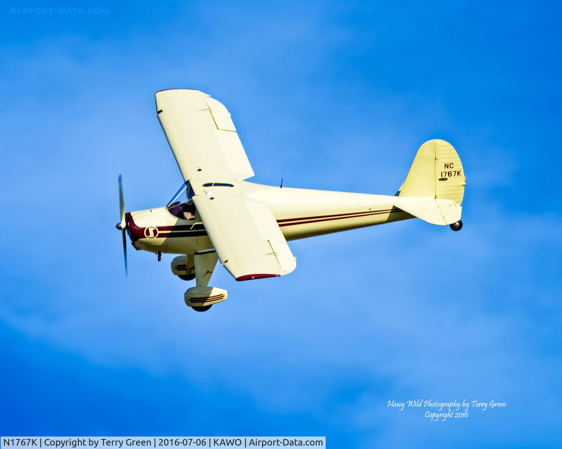 N1767K, 1946 Luscombe 8E Silvaire C/N 4494, KAWO