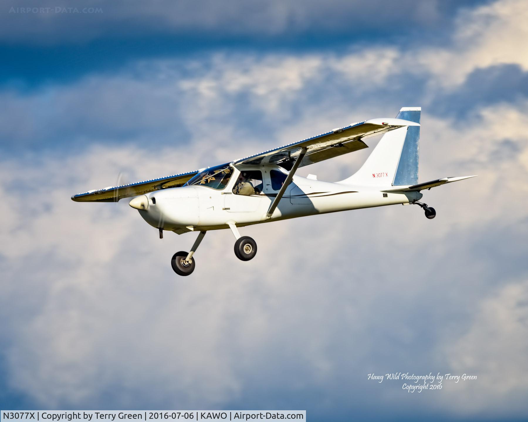 N3077X, 2003 Stoddard-Hamilton Glastar C/N 5182, KAWO