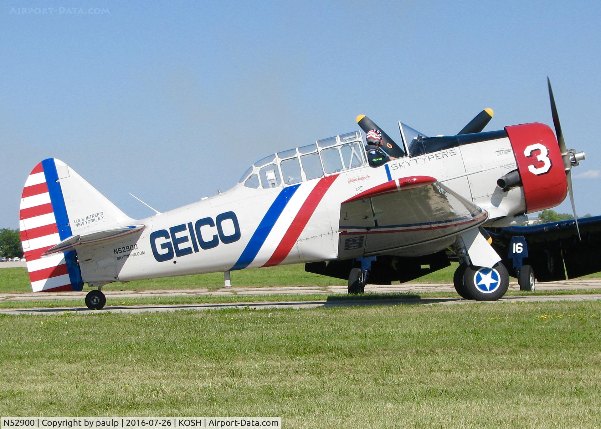 N52900, 1940 North American SNJ-2 Texan C/N 2010, AirVenture 2016.
