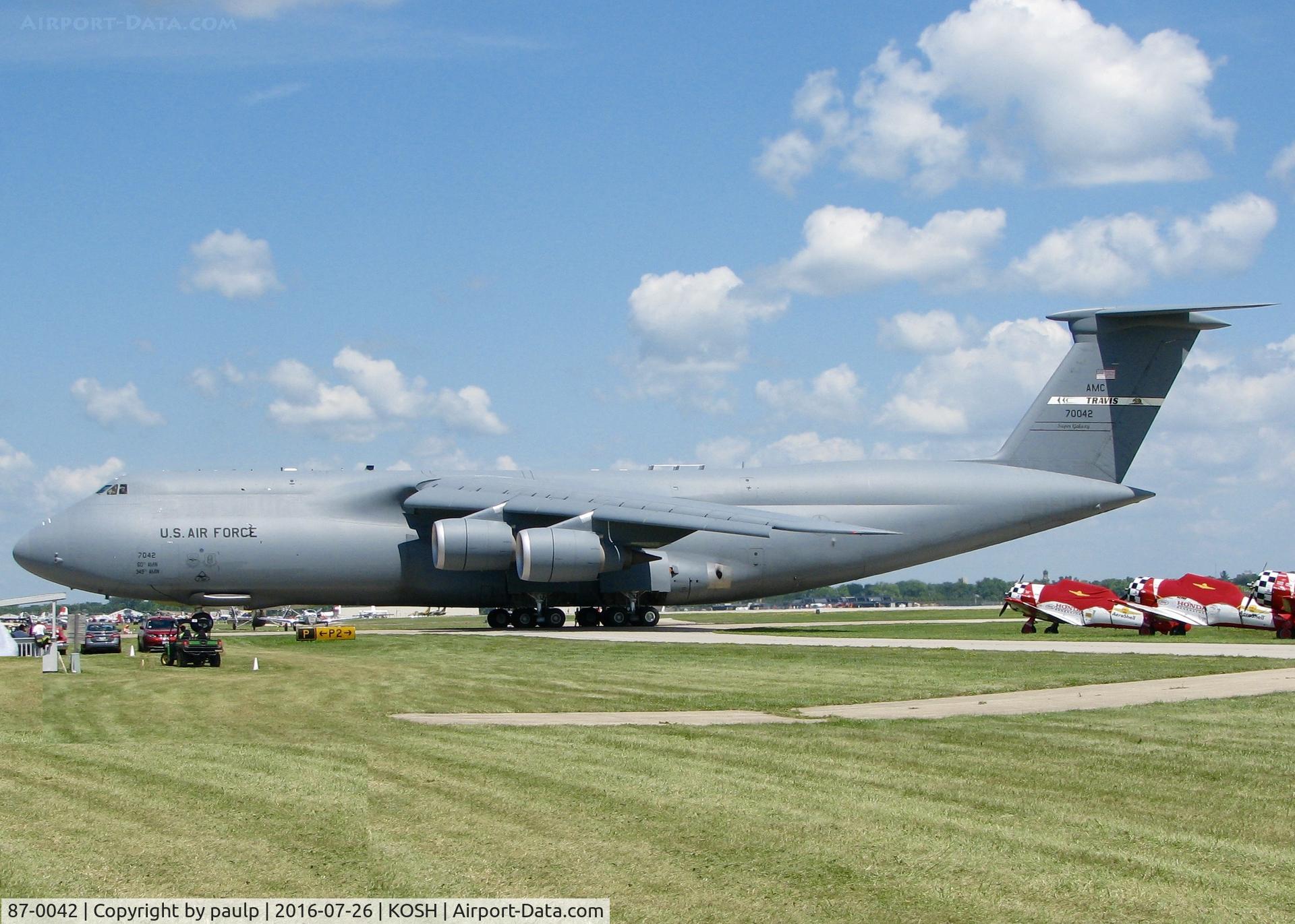 87-0042, 2013 Lockheed C-5M Super Galaxy C/N 500-0128, AirVenture 2016.