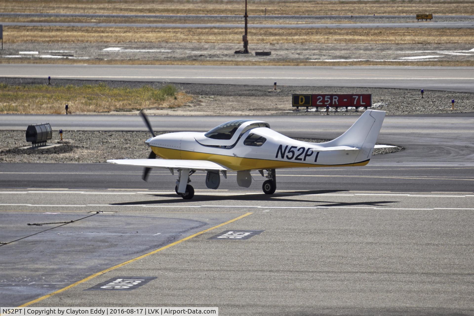 N52PT, 2007 Lancair Legacy C/N L2K-257, N52PT taxiing at Livermore airport in California. 2016.
