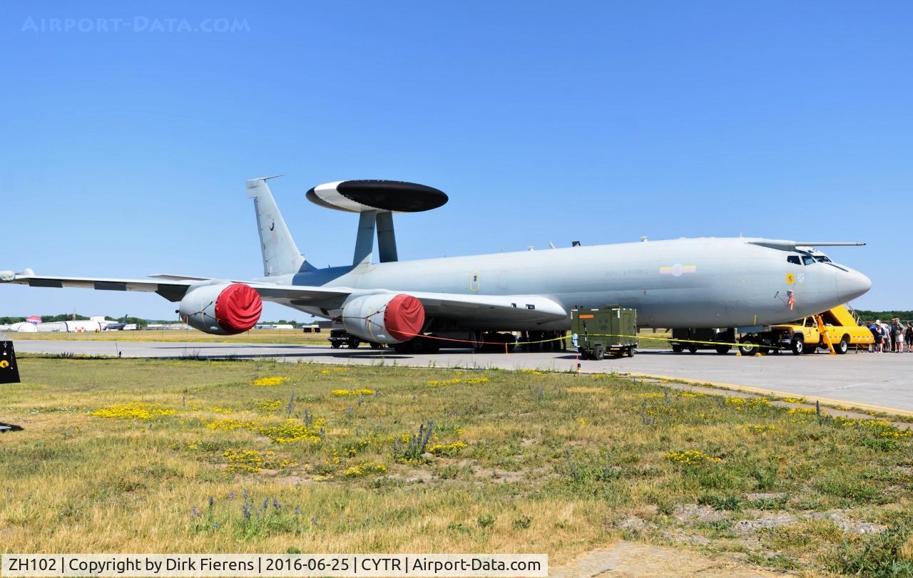ZH102, 1990 Boeing E-3D Sentry AEW.1 C/N 24110, On static display.