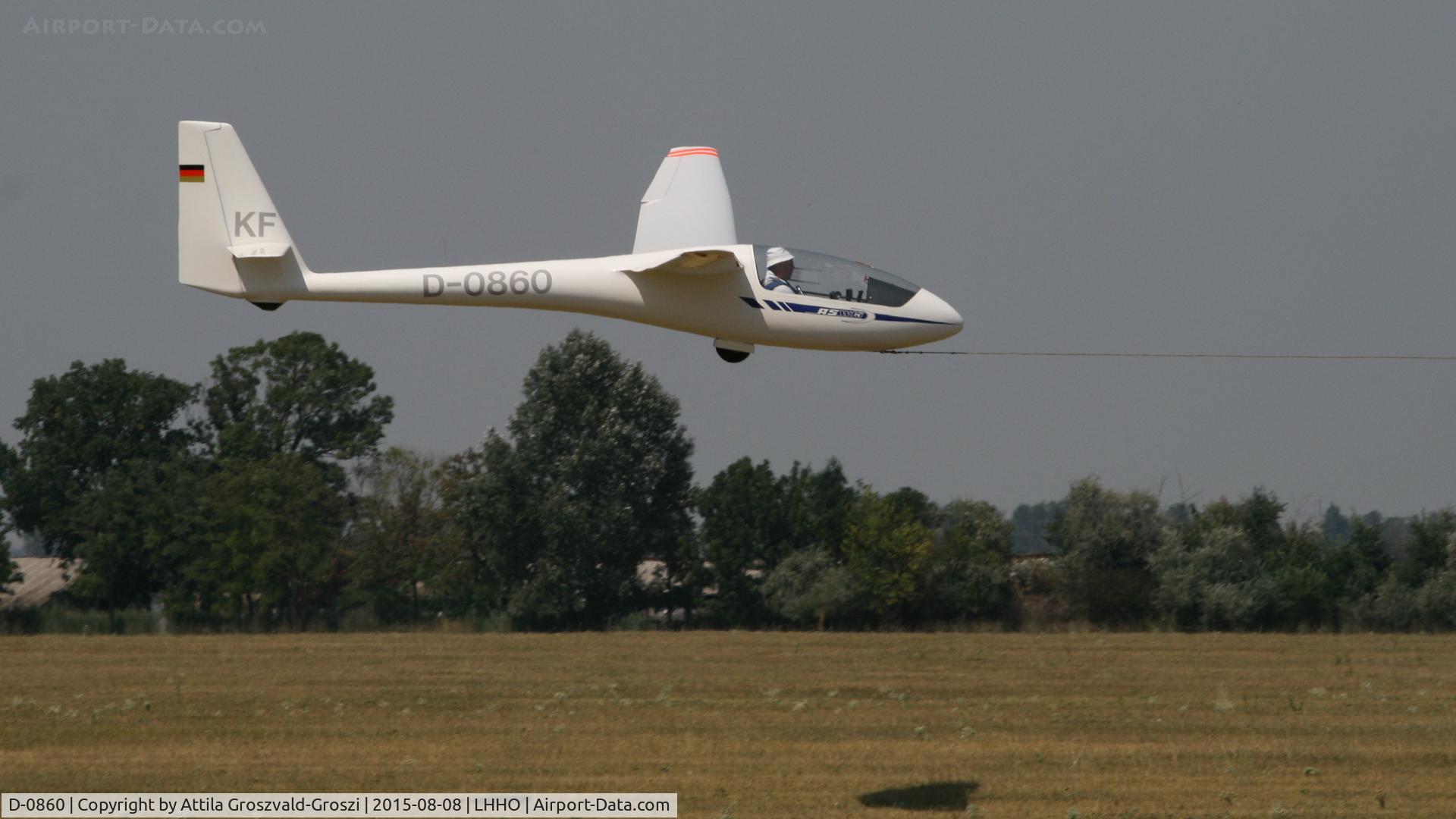 D-0860, 1971 Schleicher ASW-15 C/N 15177, Hajdúszoboszló Airport, Hungary - 60. Hungary Gliding National Championship and third Civis Thermal Cup, 2015