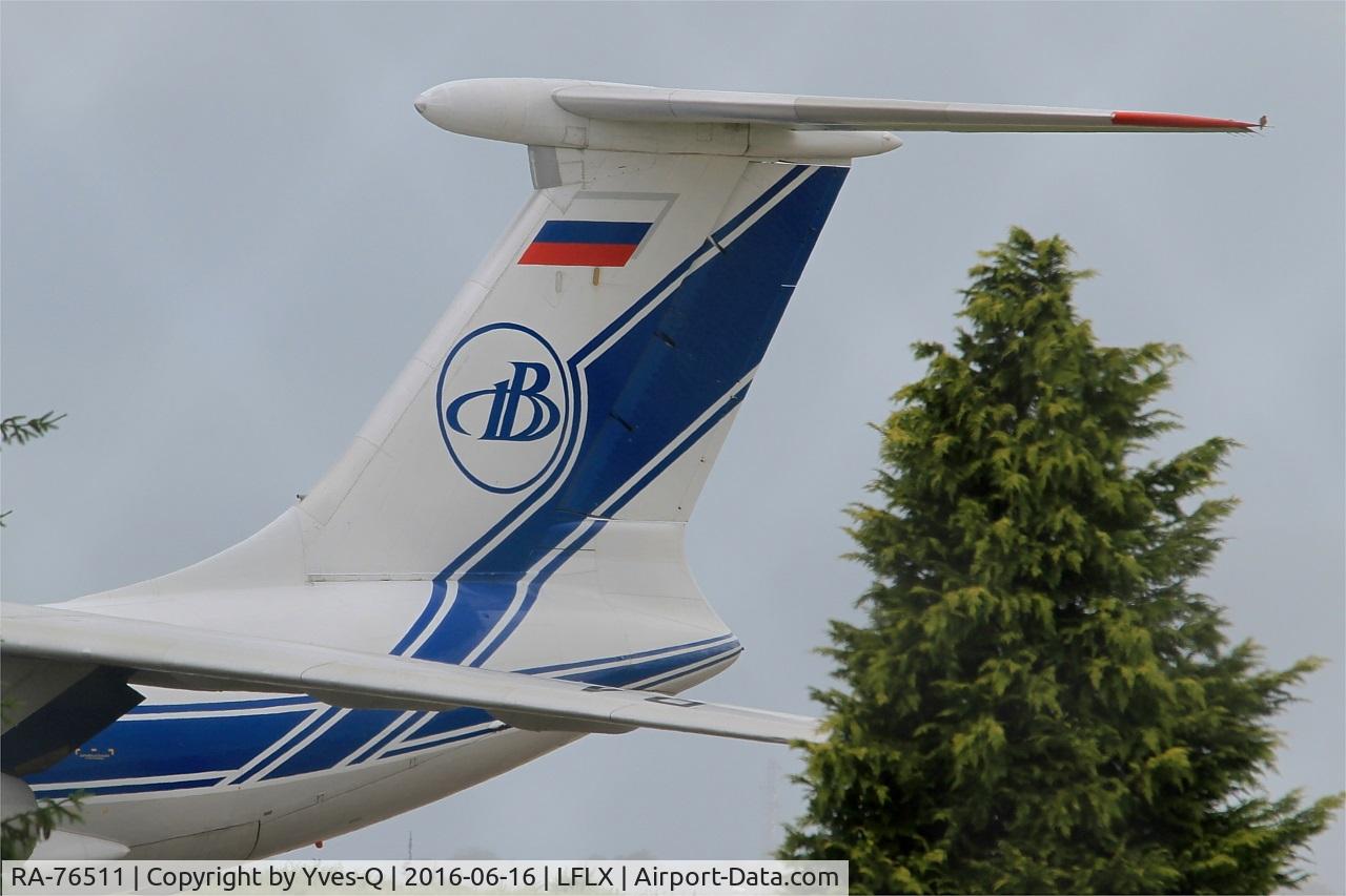 RA-76511, 2012 Ilyushin Il-76TD-90VD C/N 2123422750, Ilyushin Il-76TD-90VD, Close view of tail, Châteauroux-Centre Airport (LFLX-CHR)