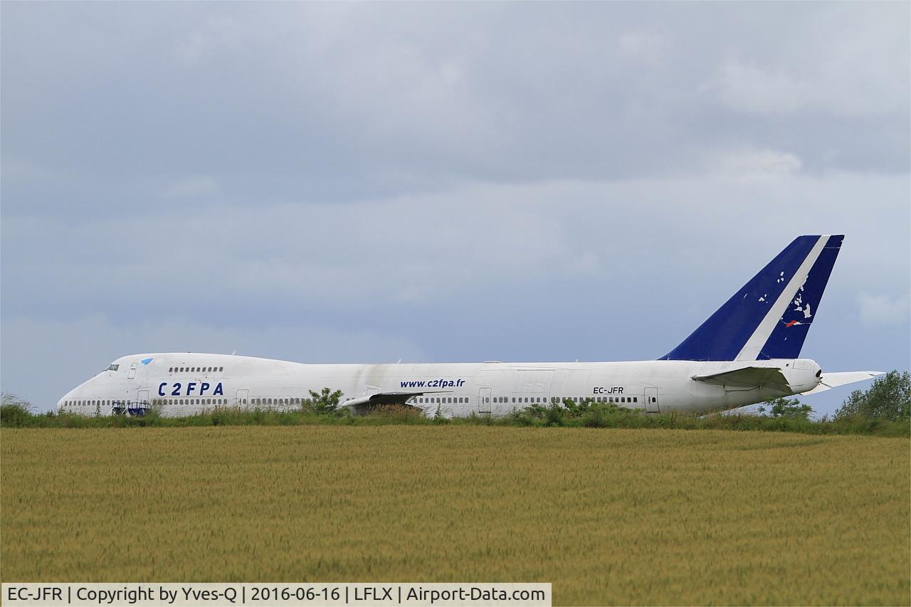 EC-JFR, 1980 Boeing 747-228BM C/N 22272, Boeing 747-228BM, used by C2FPA (french training center for airport firefighters), Châteauroux-Centre Airport(LFLX-CHR)