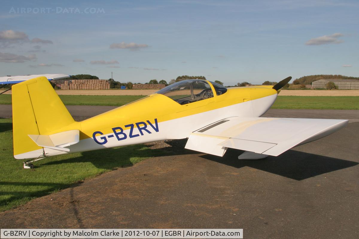 G-BZRV, 2002 Vans RV-6 C/N PFA 181A-13573, Vans RV-6. Hibernation Fly-In, The Real Aeroplane Club, Breighton Airfield, October 2012.