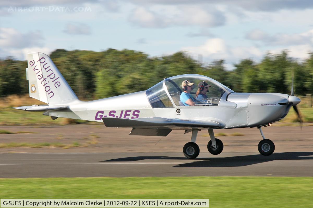 G-SJES, 2007 Cosmik EV-97 TeamEurostar UK C/N 2918, Cosmik EV-97 TeamEurostar UK, Great North Fly-In, Eshott Airfield UK, September 22nd 2012.
