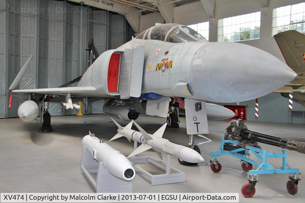 XV474, 1969 McDonnell Douglas Phantom FGR2 C/N 3309, McDonnell Douglas Phantom FGR2 at The Imperial War Museum, Duxford, July 1 2013.