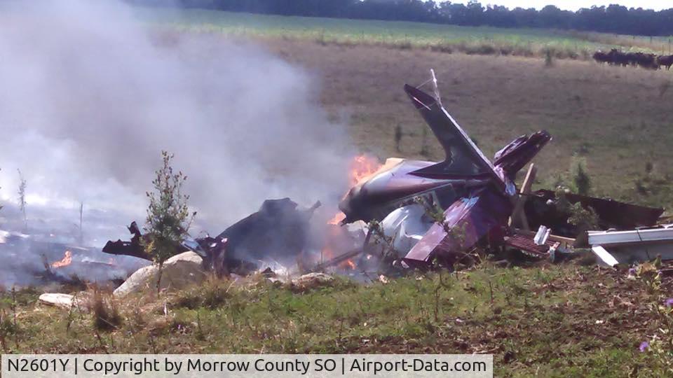 N2601Y, 1962 Cessna 180E C/N 18051101, Crashed August 6, 2016 Morrow County Ohio, destroyed