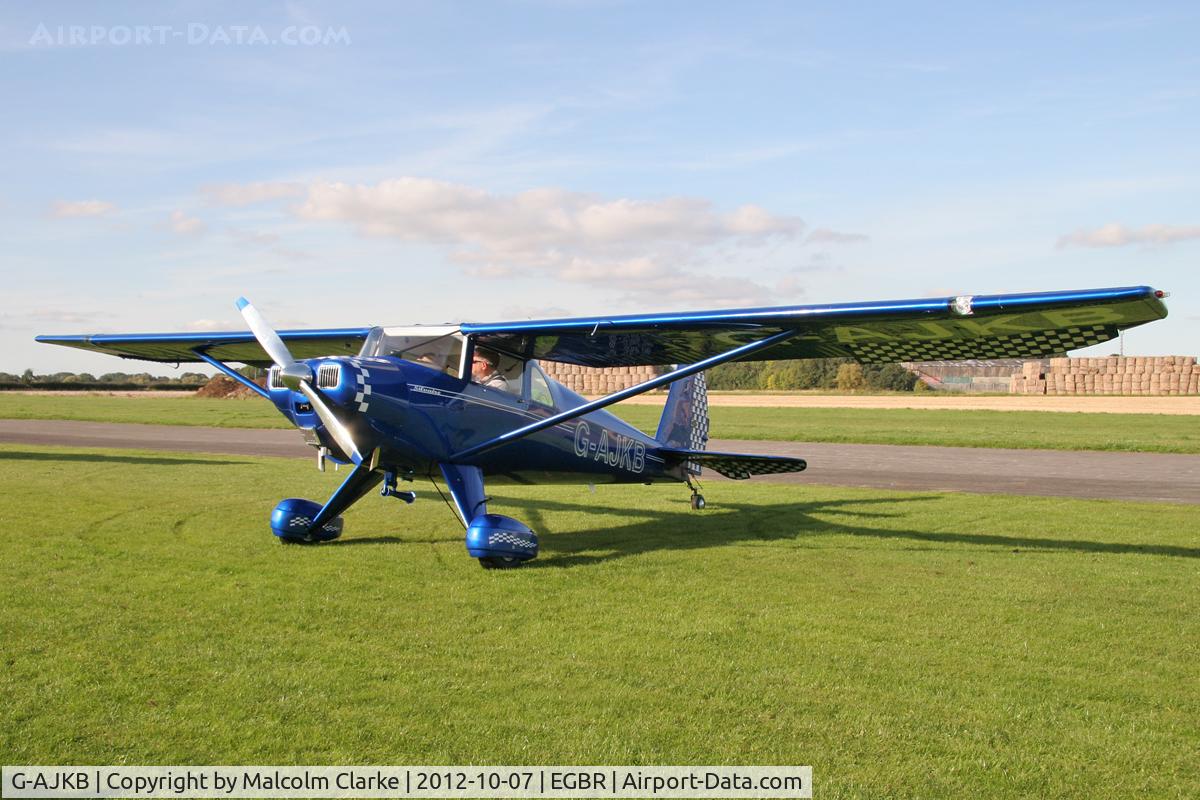 G-AJKB, 1946 Luscombe 8E Silvaire C/N 3058, Luscombe 8E Silvaire, The Real Aeroplane Company's Hibernation Fly-In, Breighton Airfield, October 7th 2012.