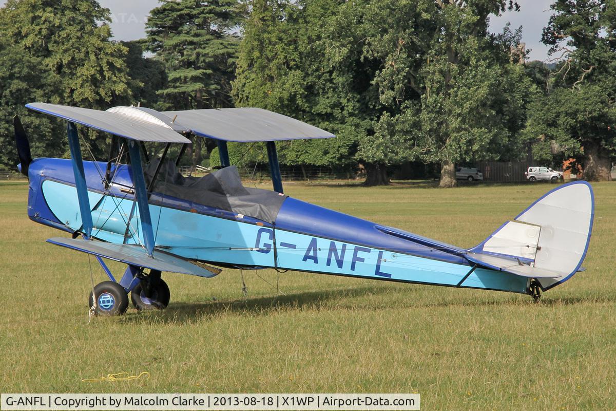 G-ANFL, 1941 De Havilland DH-82A Tiger Moth II C/N 84617, De Havilland DH-82A Tiger Moth II at The De Havilland Moth Club's 28th International Moth Rally at Woburn Abbey. August 18th 2013.