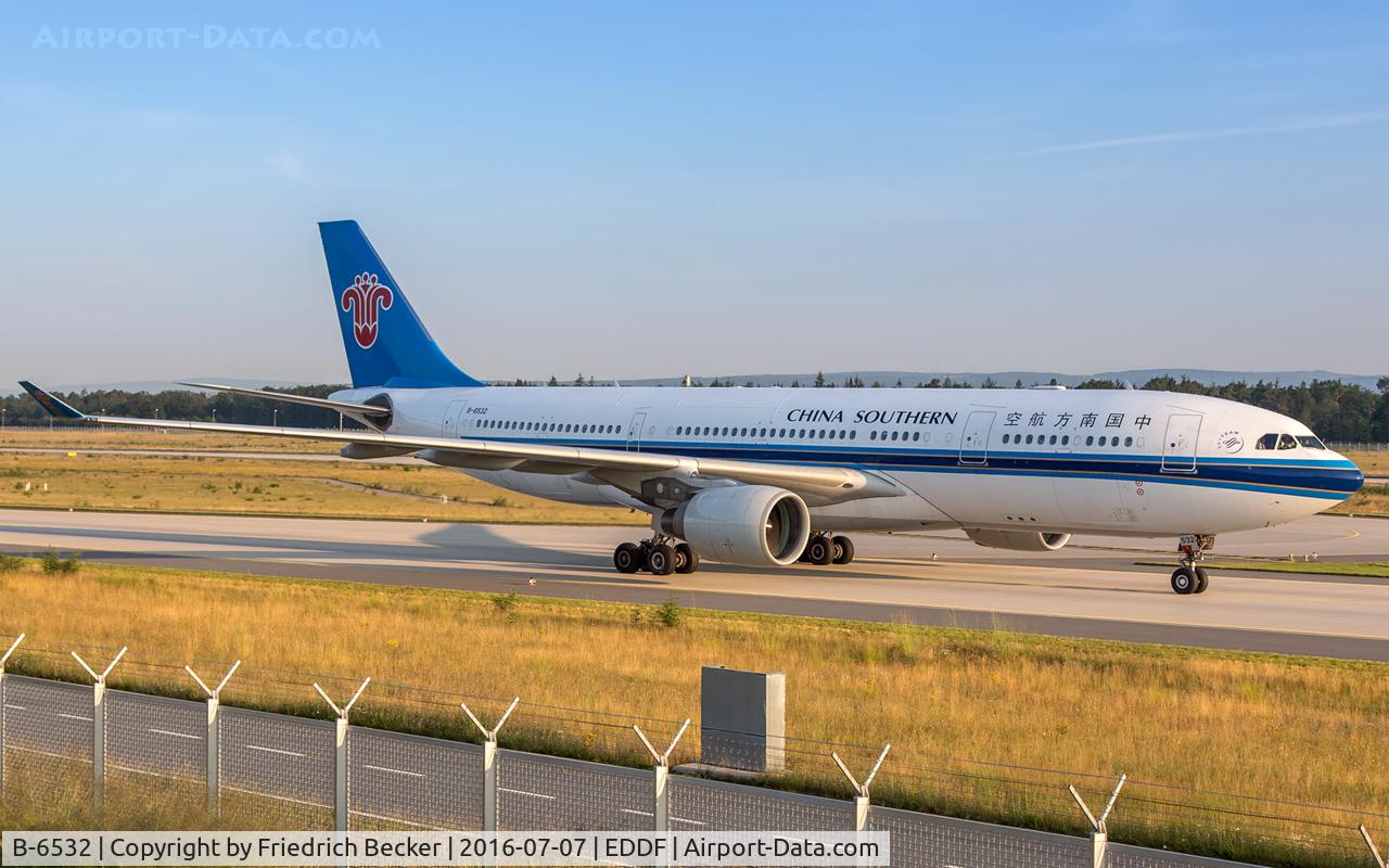 B-6532, 2011 Airbus A330-223 C/N 1244, taxying to the gate