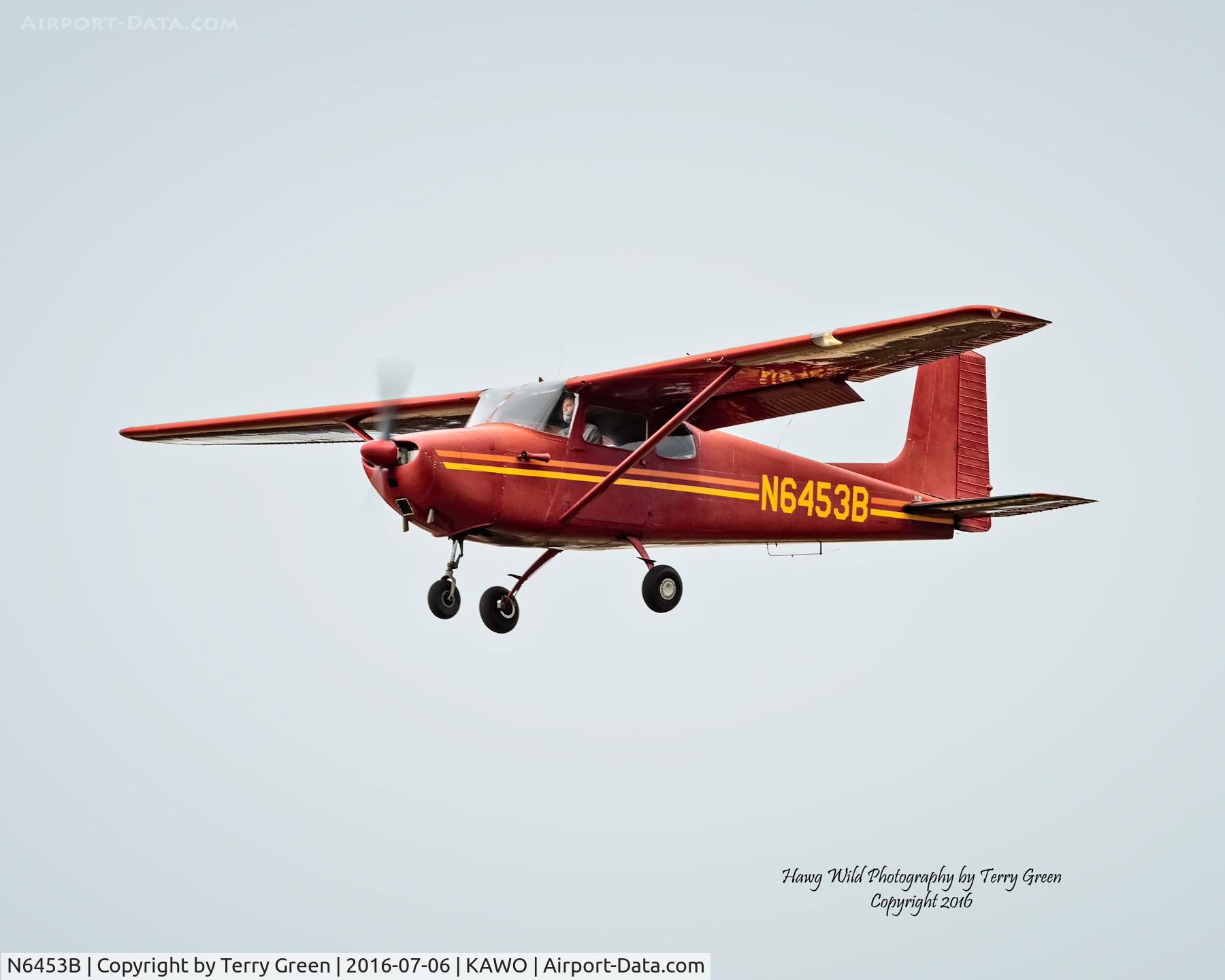N6453B, 1957 Cessna 172 C/N 29653, KAWO