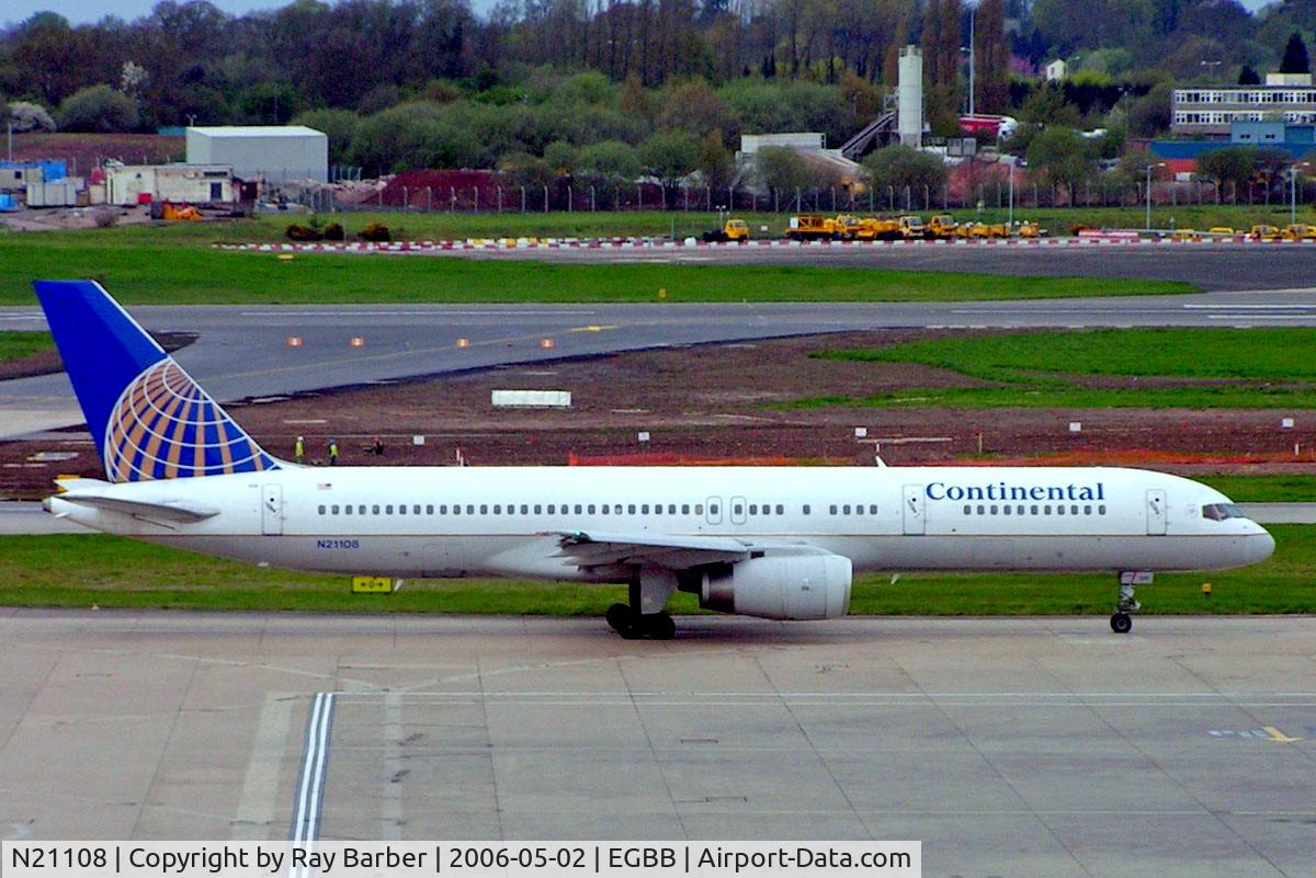 N21108, 1994 Boeing 757-224 C/N 27298, Boeing 757-224 [27298] (Continental Airlines) Birmingham Int'l~G 02/05/2006