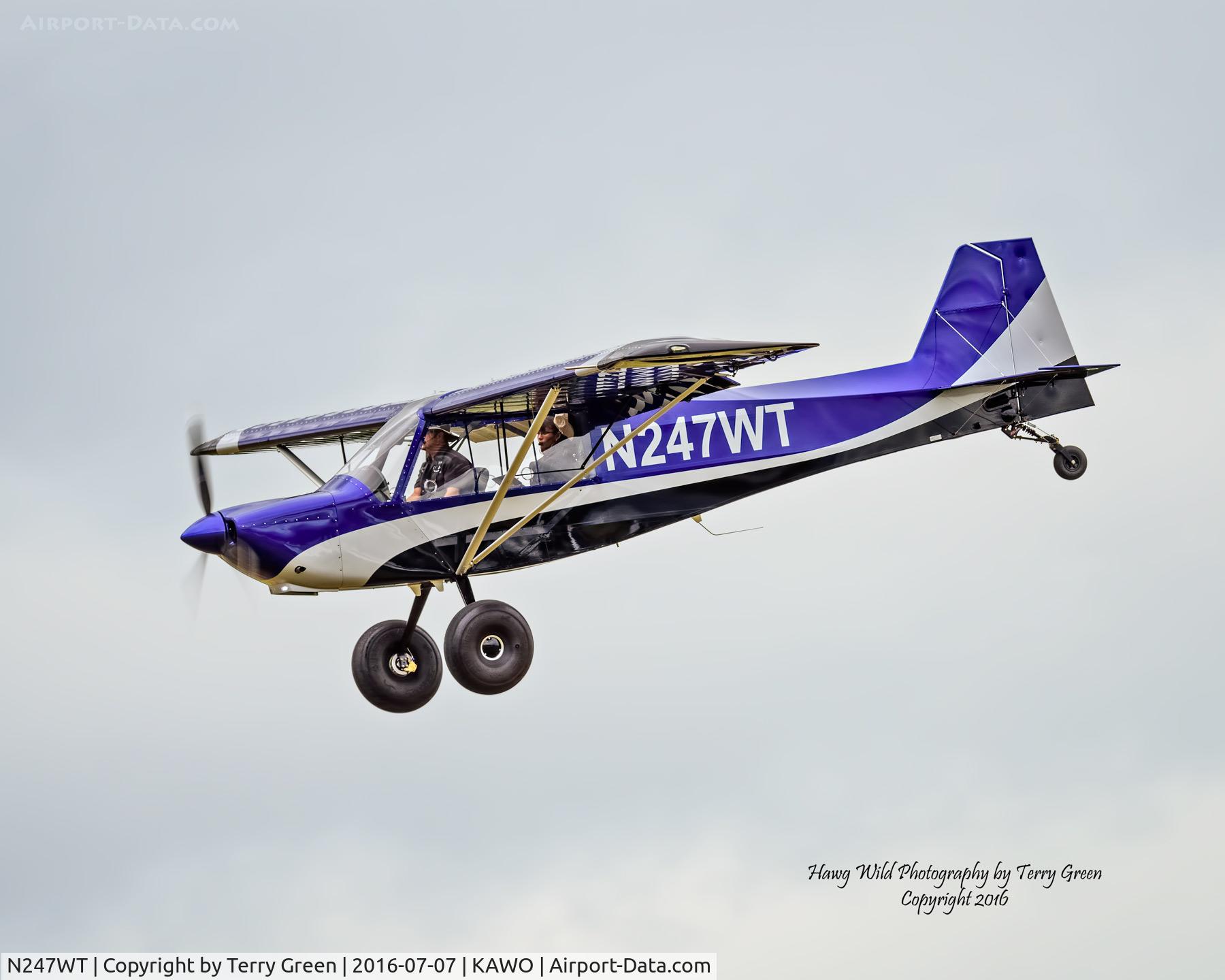 N247WT, 2016 Rans S-7S C/N 0114603, KAWO