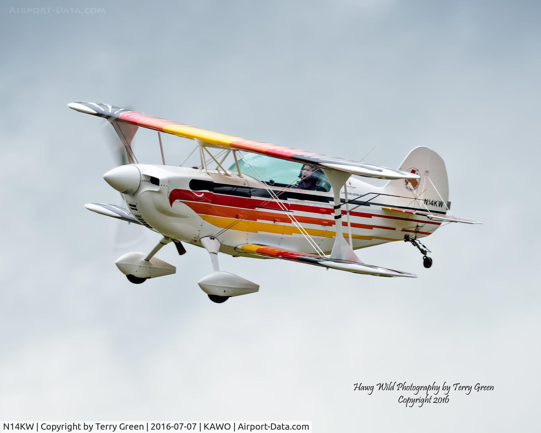 N14KW, 1988 Christen Eagle II C/N 0001 (N14KW), KAWO