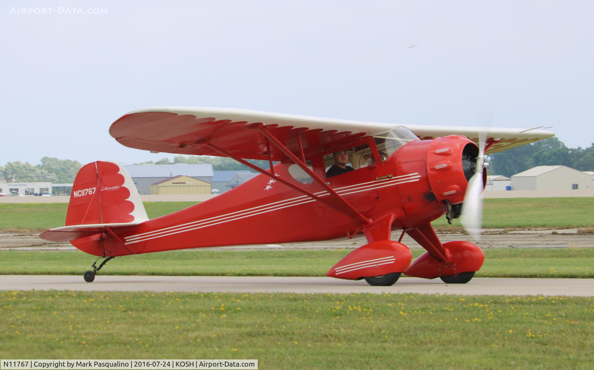 N11767, 1935 Monocoupe 90A C/N A696, Monocoupe 90A