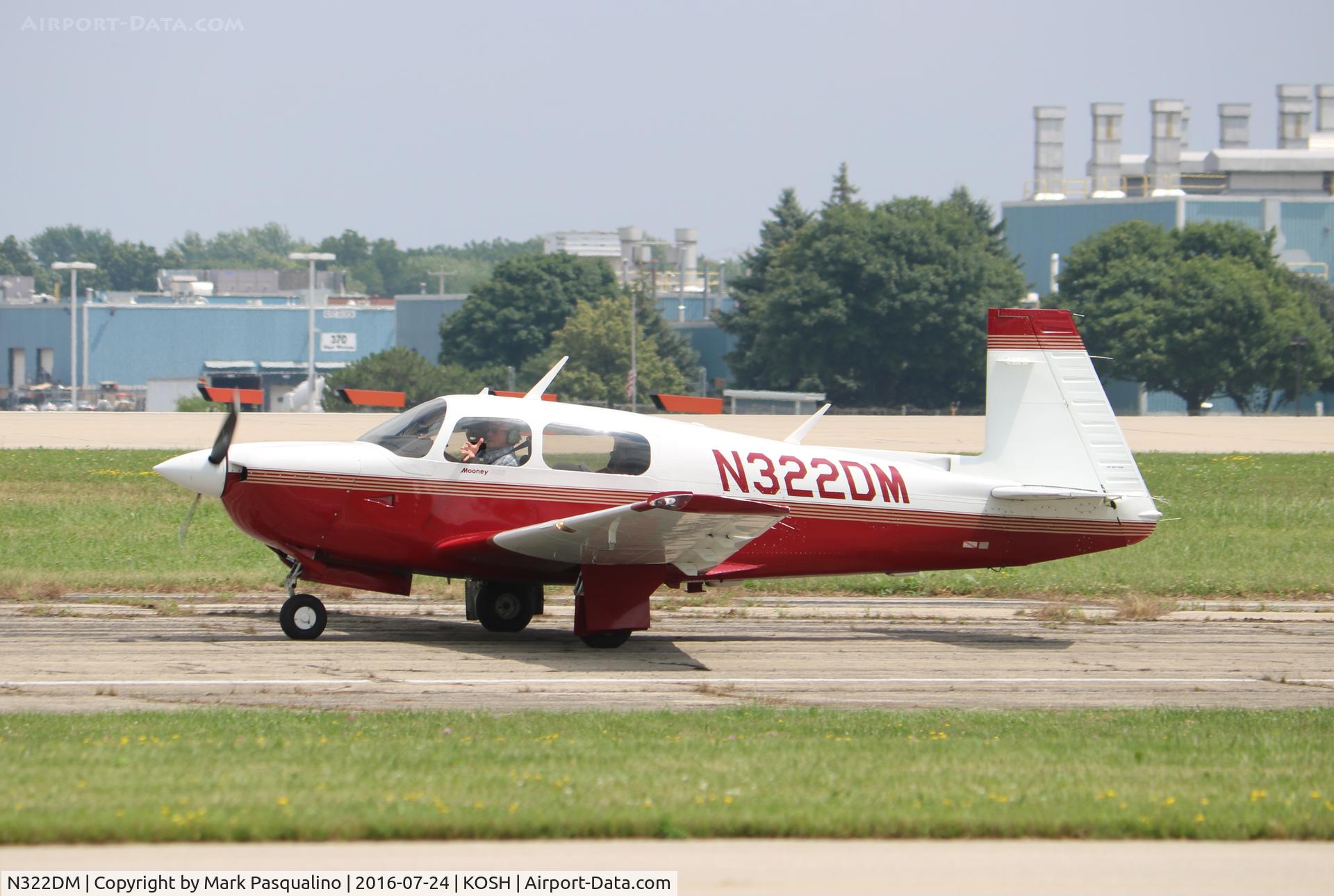 N322DM, 1993 Mooney M20J 201 C/N 24-3294, Mooney M20J